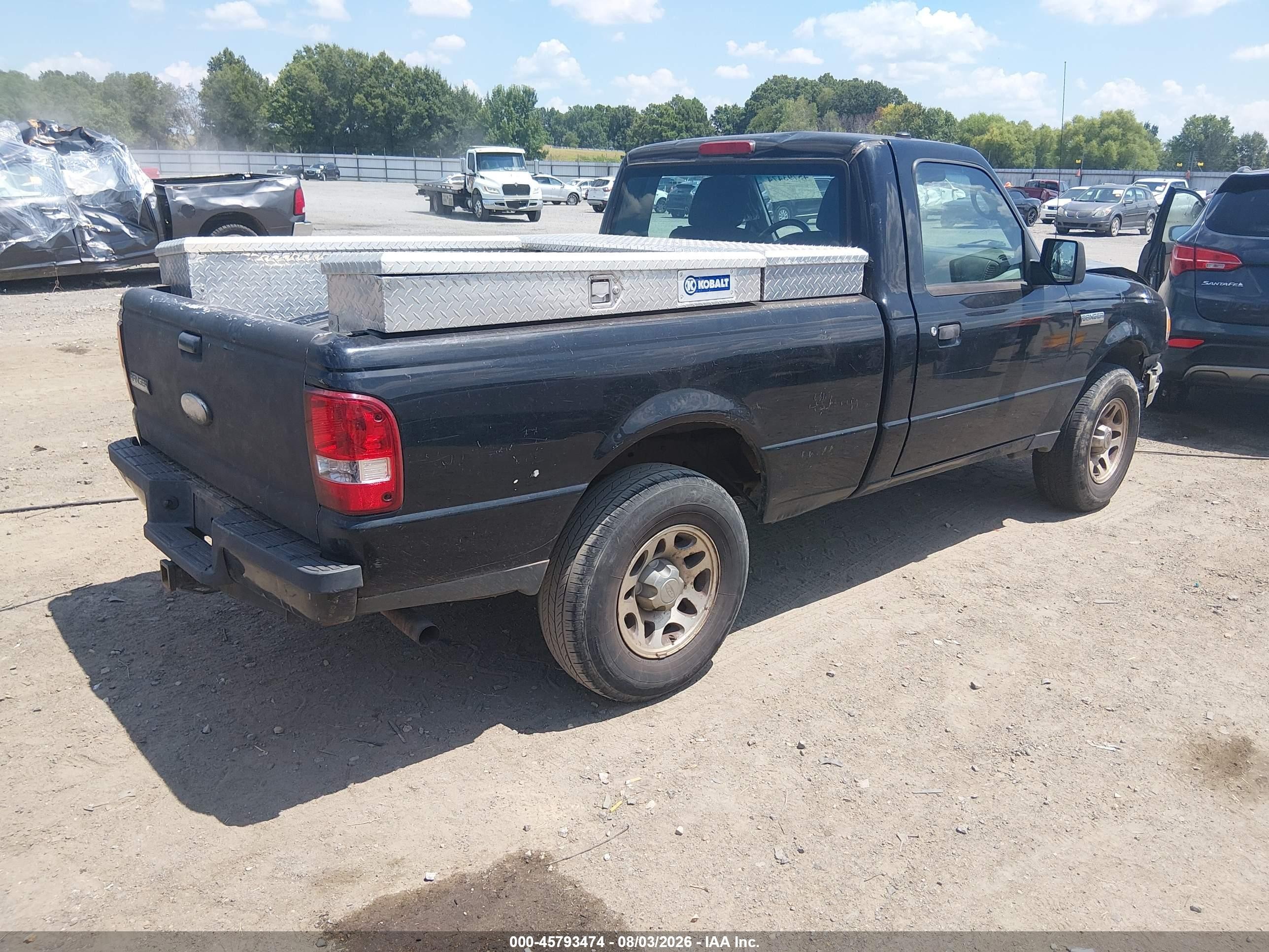 2010 Ford Ranger Xlt Black vin: 1FTKR1AD9APA15983