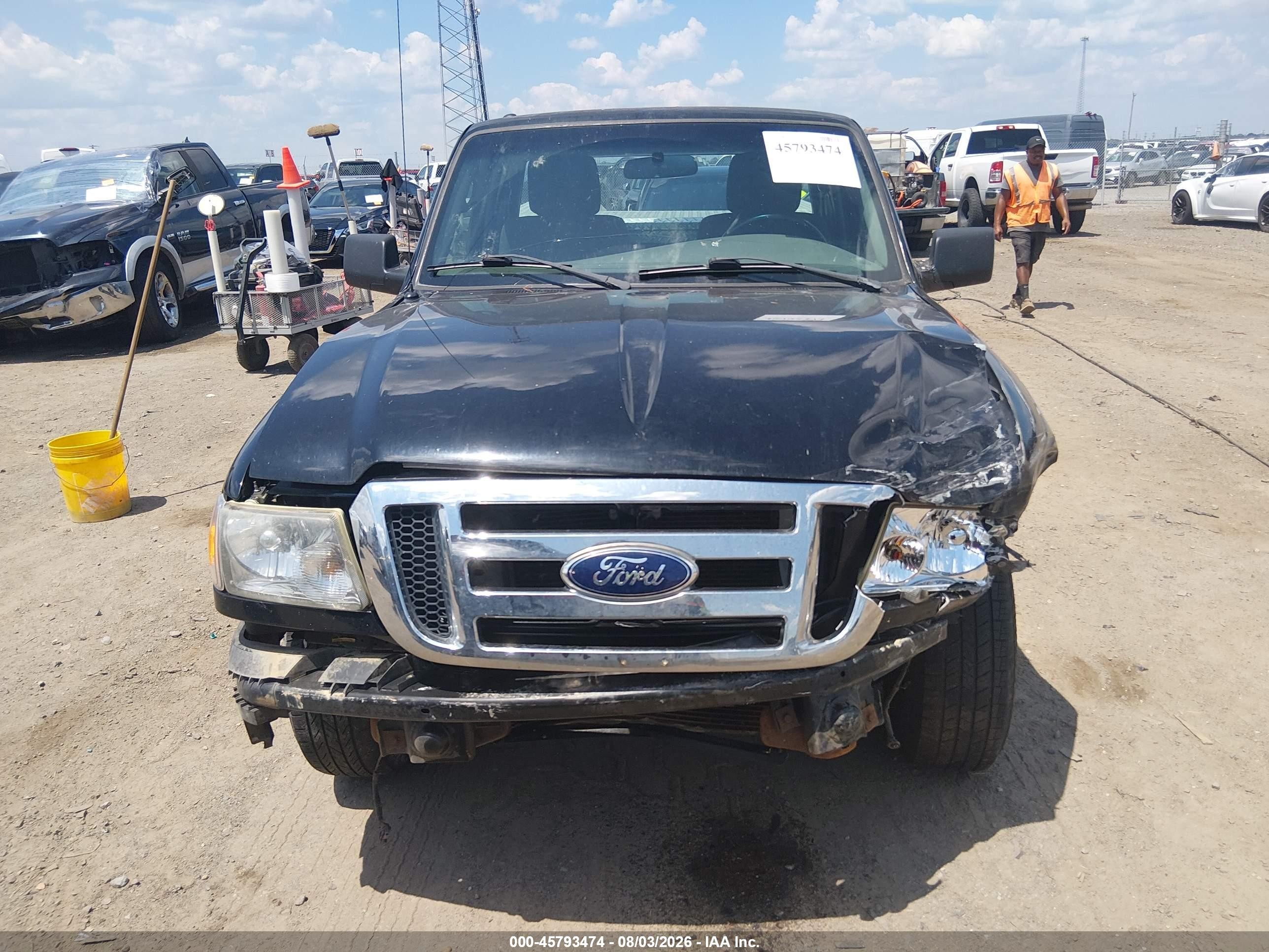 2010 Ford Ranger Xlt Black vin: 1FTKR1AD9APA15983