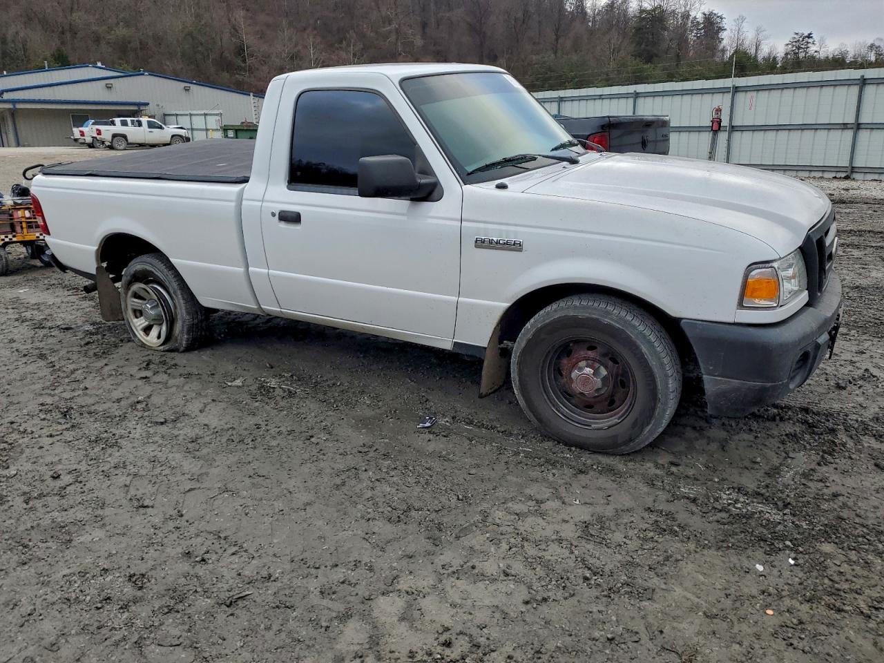 2010 Ford Ranger White vin: 1FTKR1AD9APA40253
