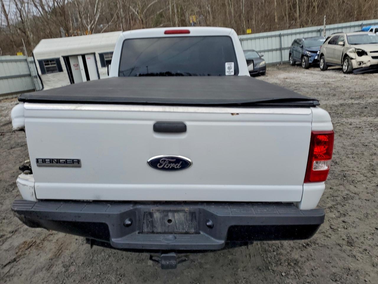 2010 Ford Ranger White vin: 1FTKR1AD9APA40253