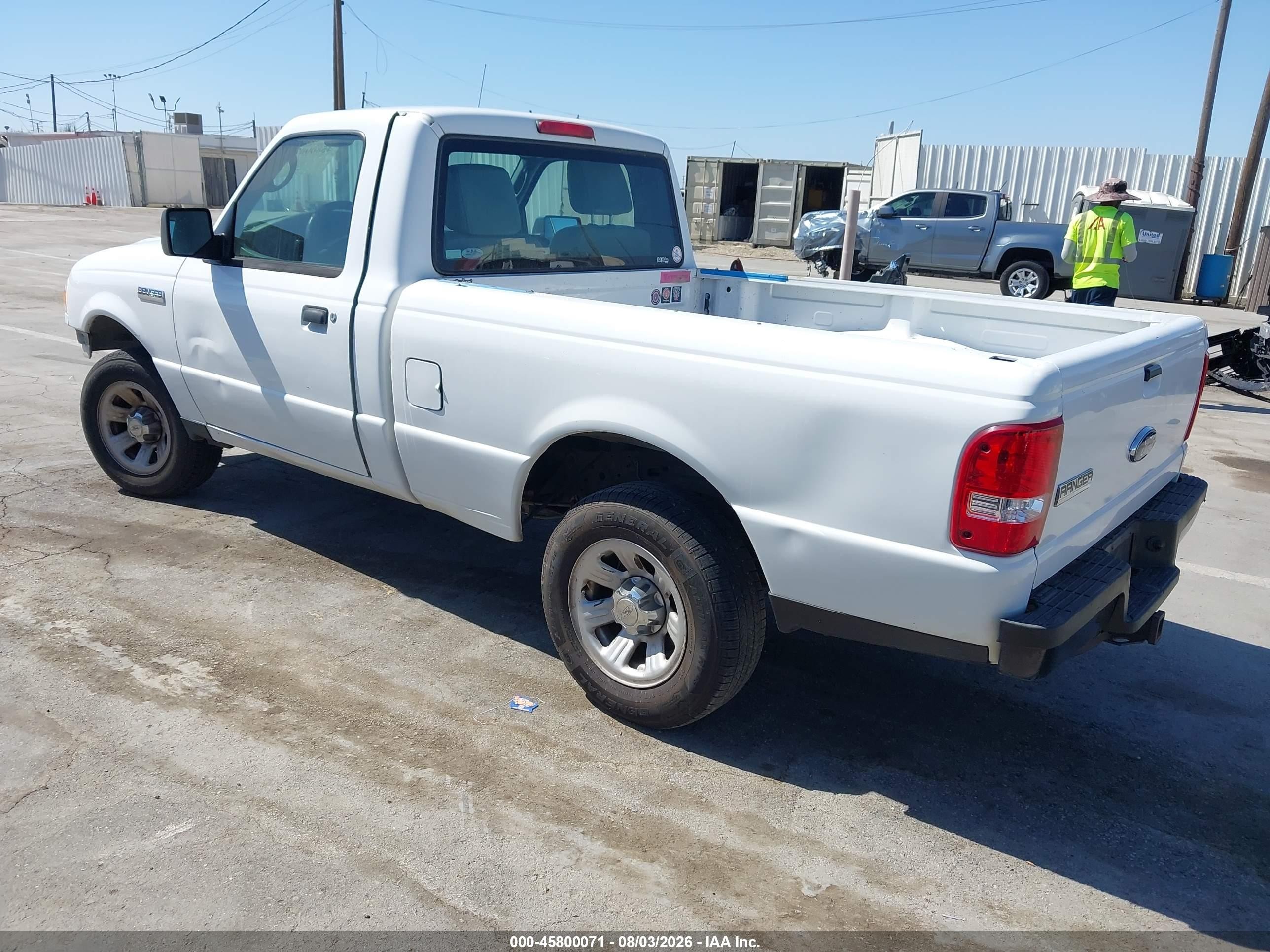 2010 Ford Ranger Xl/xlt White vin: 1FTKR1AD9APA77951