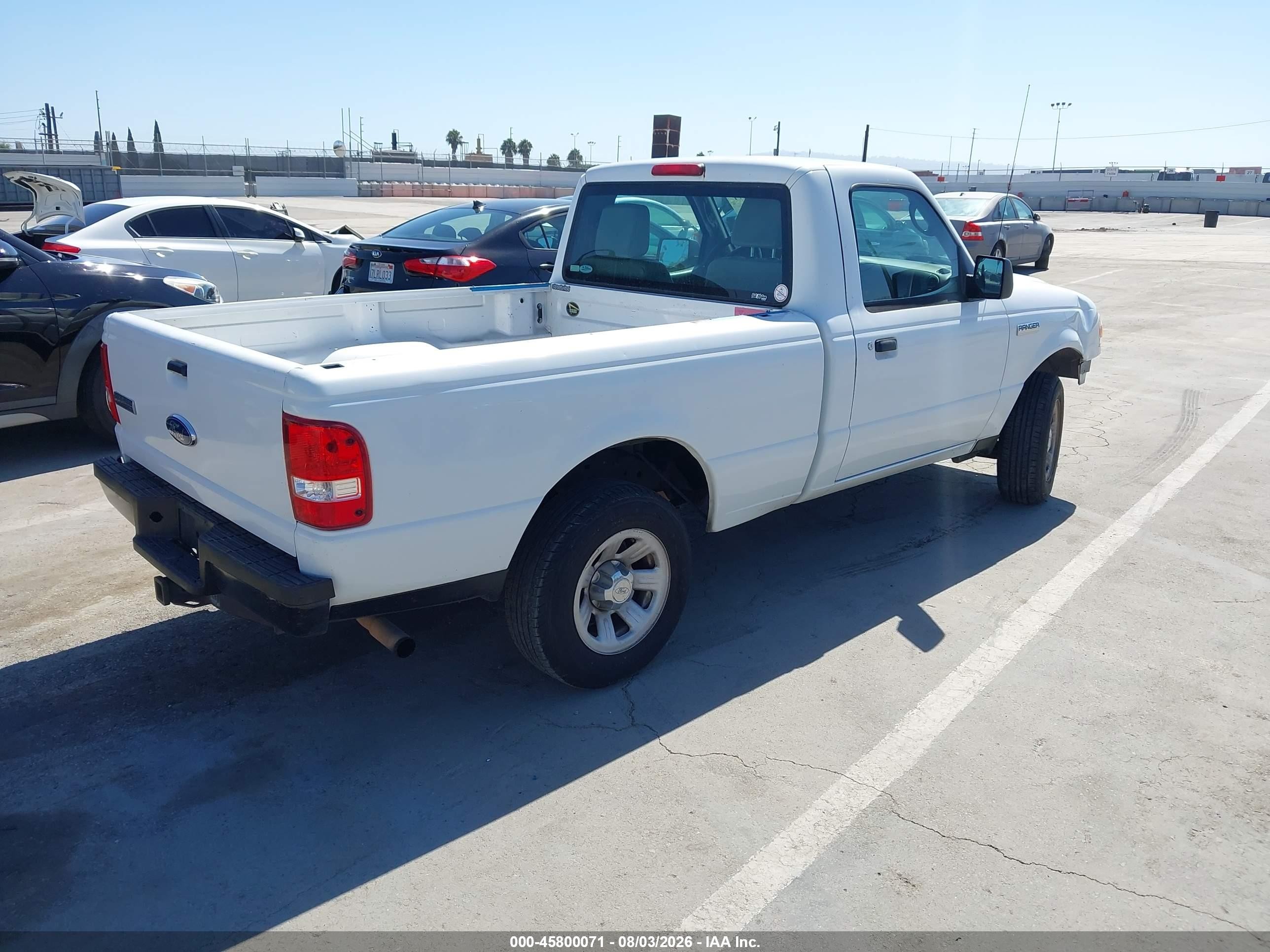 2010 Ford Ranger Xl/xlt White vin: 1FTKR1AD9APA77951