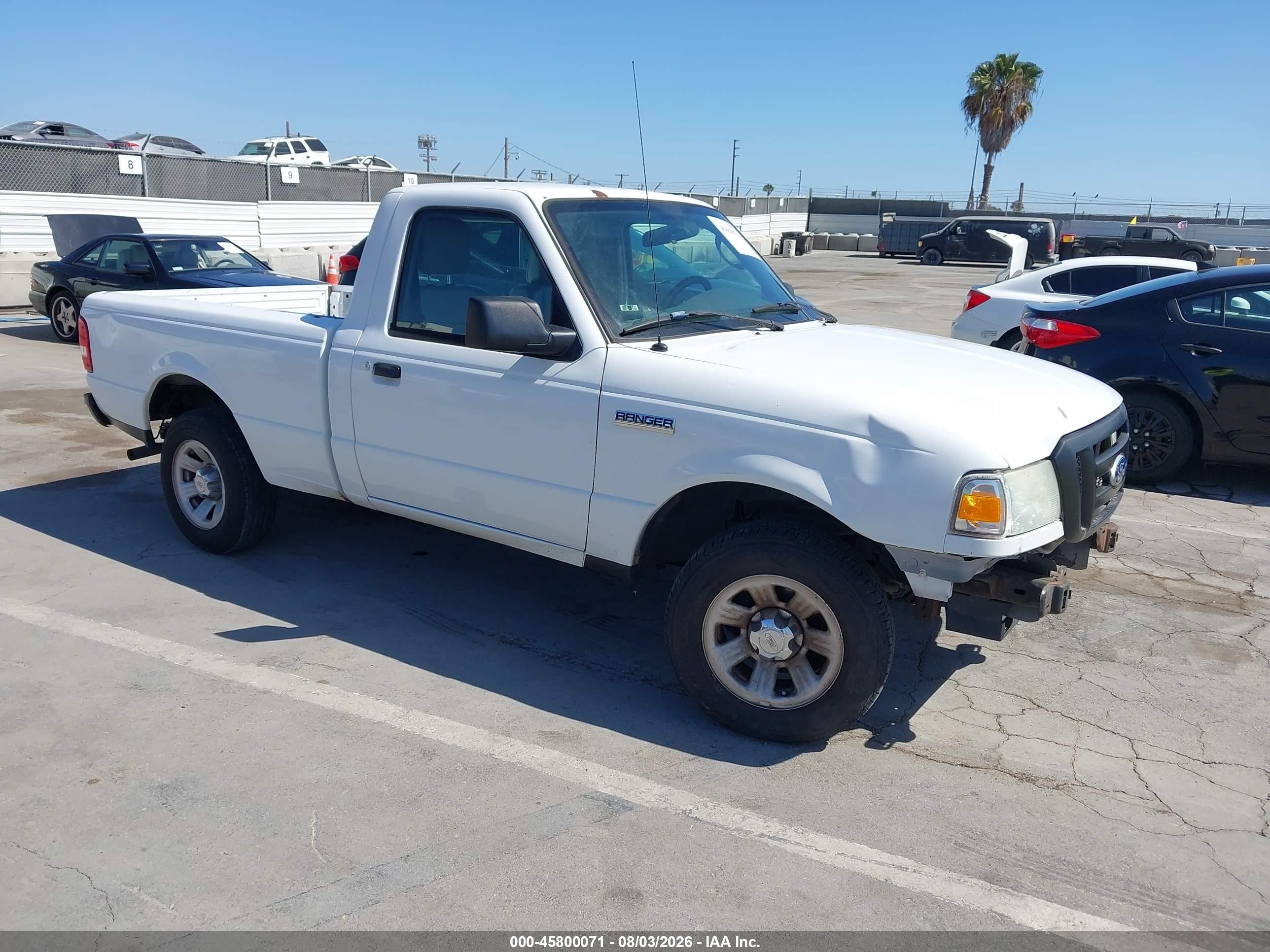 2010 Ford Ranger Xl/xlt White vin: 1FTKR1AD9APA77951
