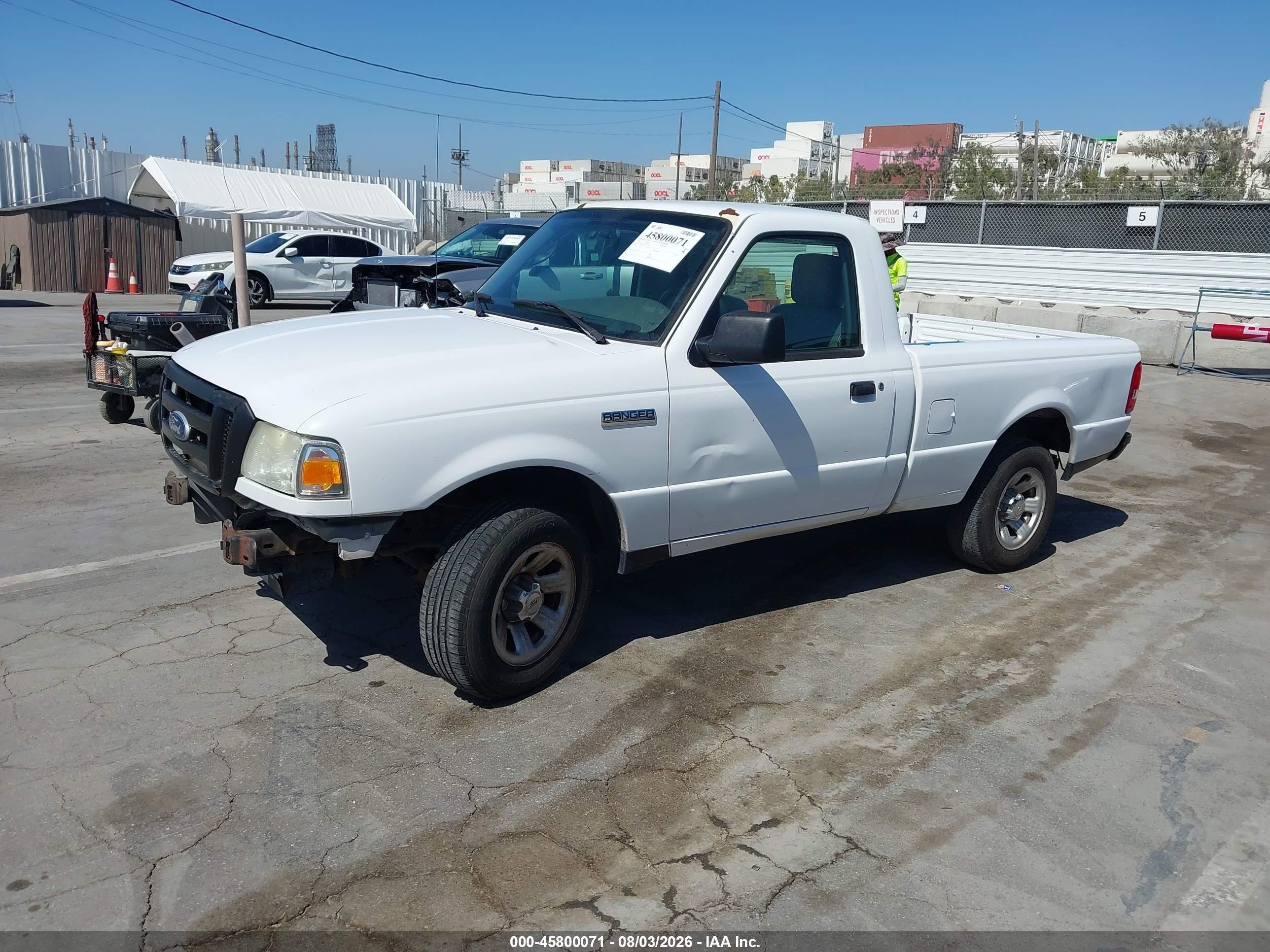 2010 Ford Ranger Xl/xlt White vin: 1FTKR1AD9APA77951