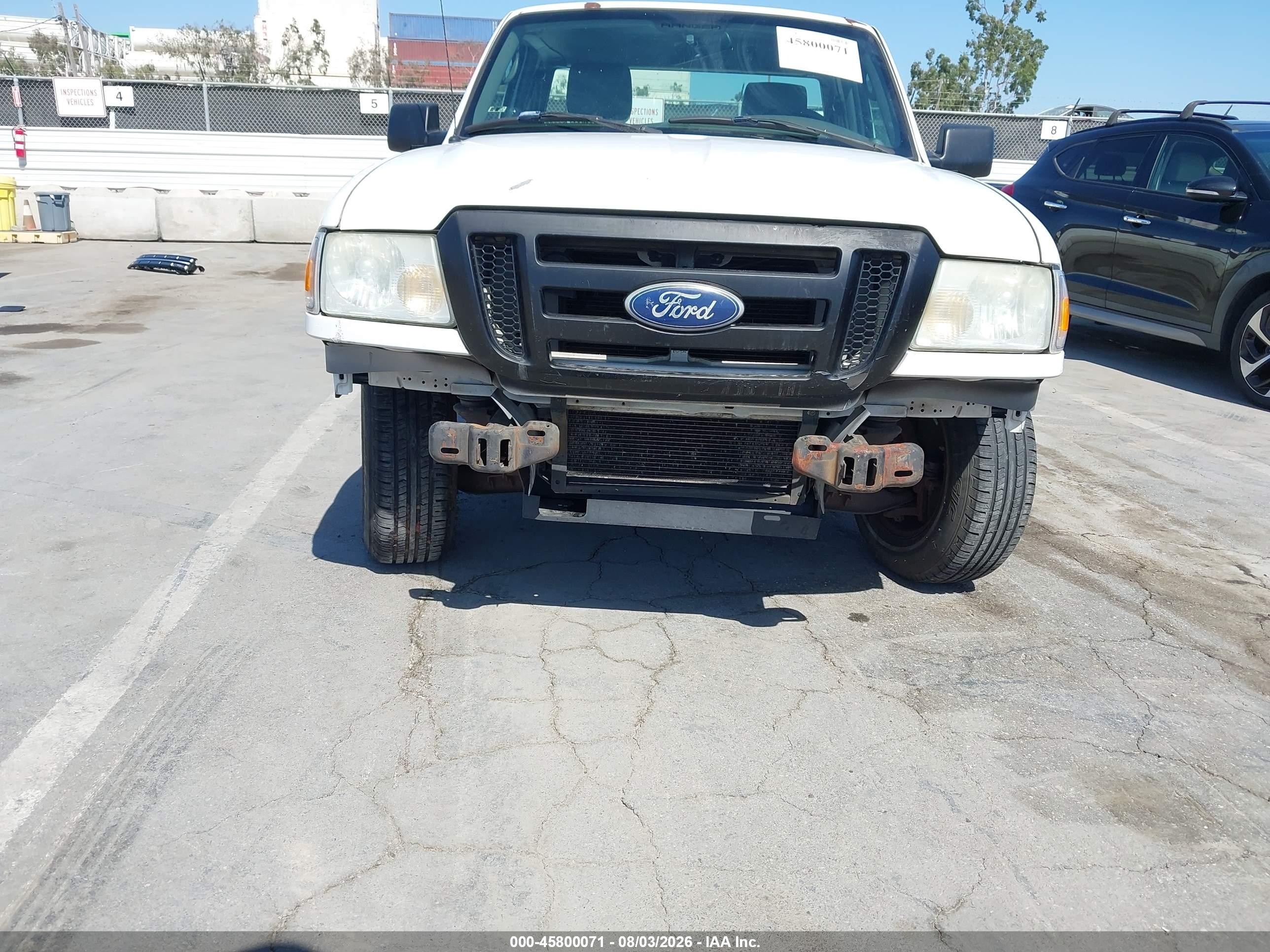 2010 Ford Ranger Xl/xlt White vin: 1FTKR1AD9APA77951