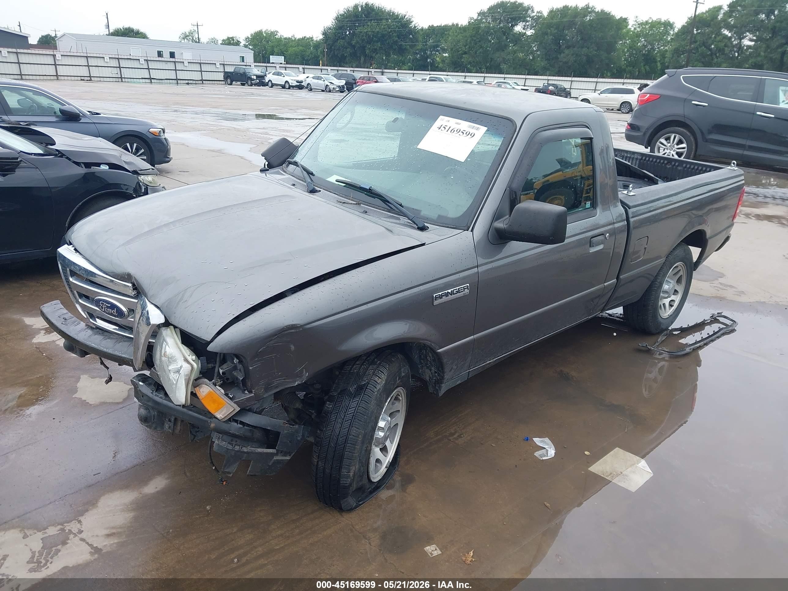 2011 Ford Ranger Xl Gray vin: 1FTKR1AD9BPA27326