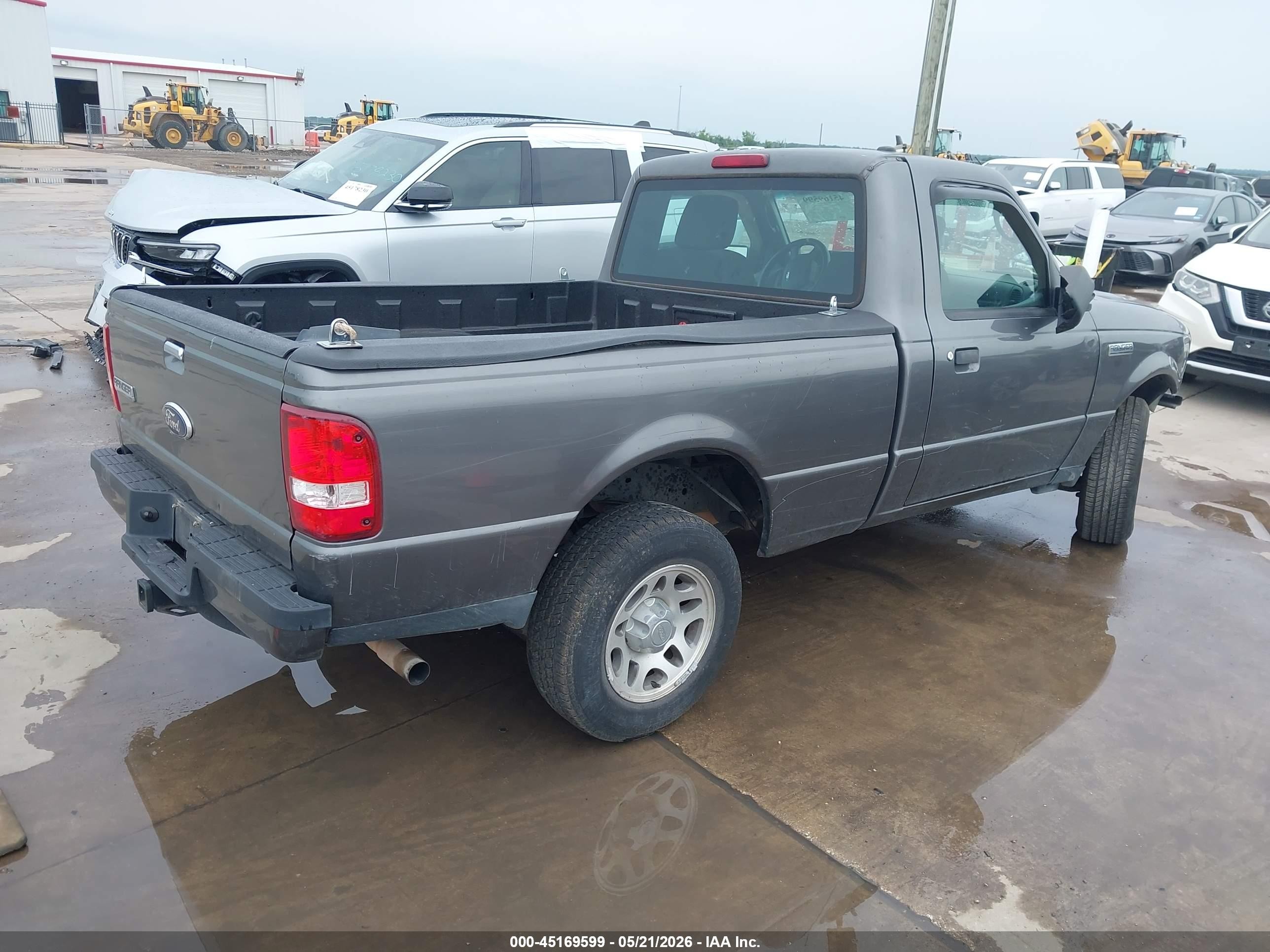 2011 Ford Ranger Xl Gray vin: 1FTKR1AD9BPA27326