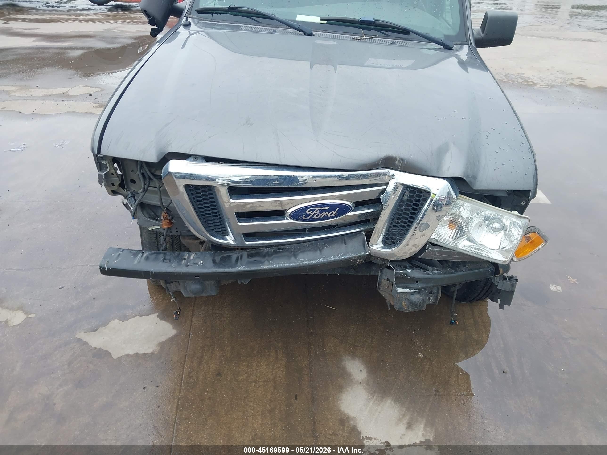 2011 Ford Ranger Xl Gray vin: 1FTKR1AD9BPA27326