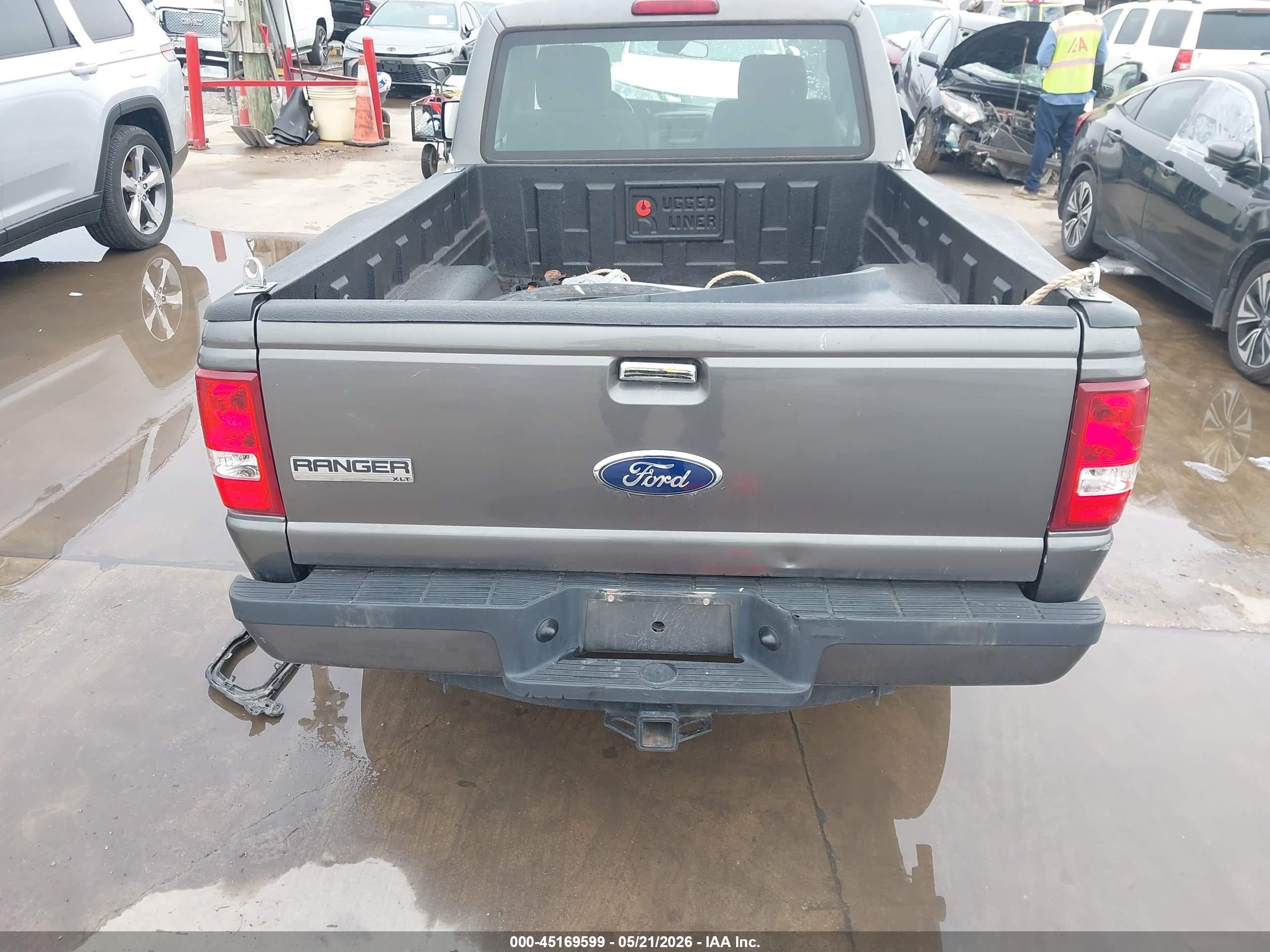 2011 Ford Ranger Xl Gray vin: 1FTKR1AD9BPA27326