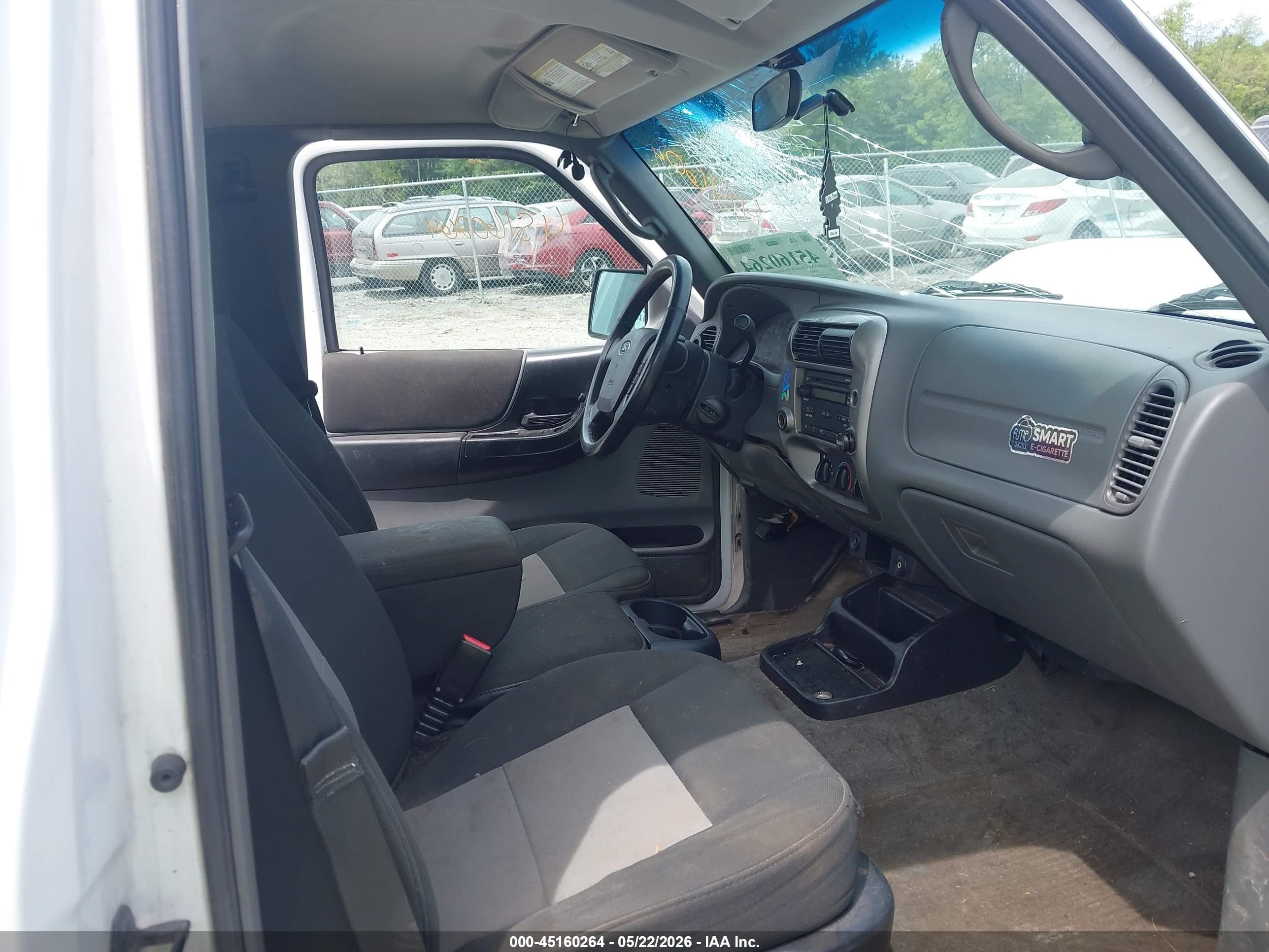 2011 Ford Ranger Xl White vin: 1FTKR1AD9BPA48290