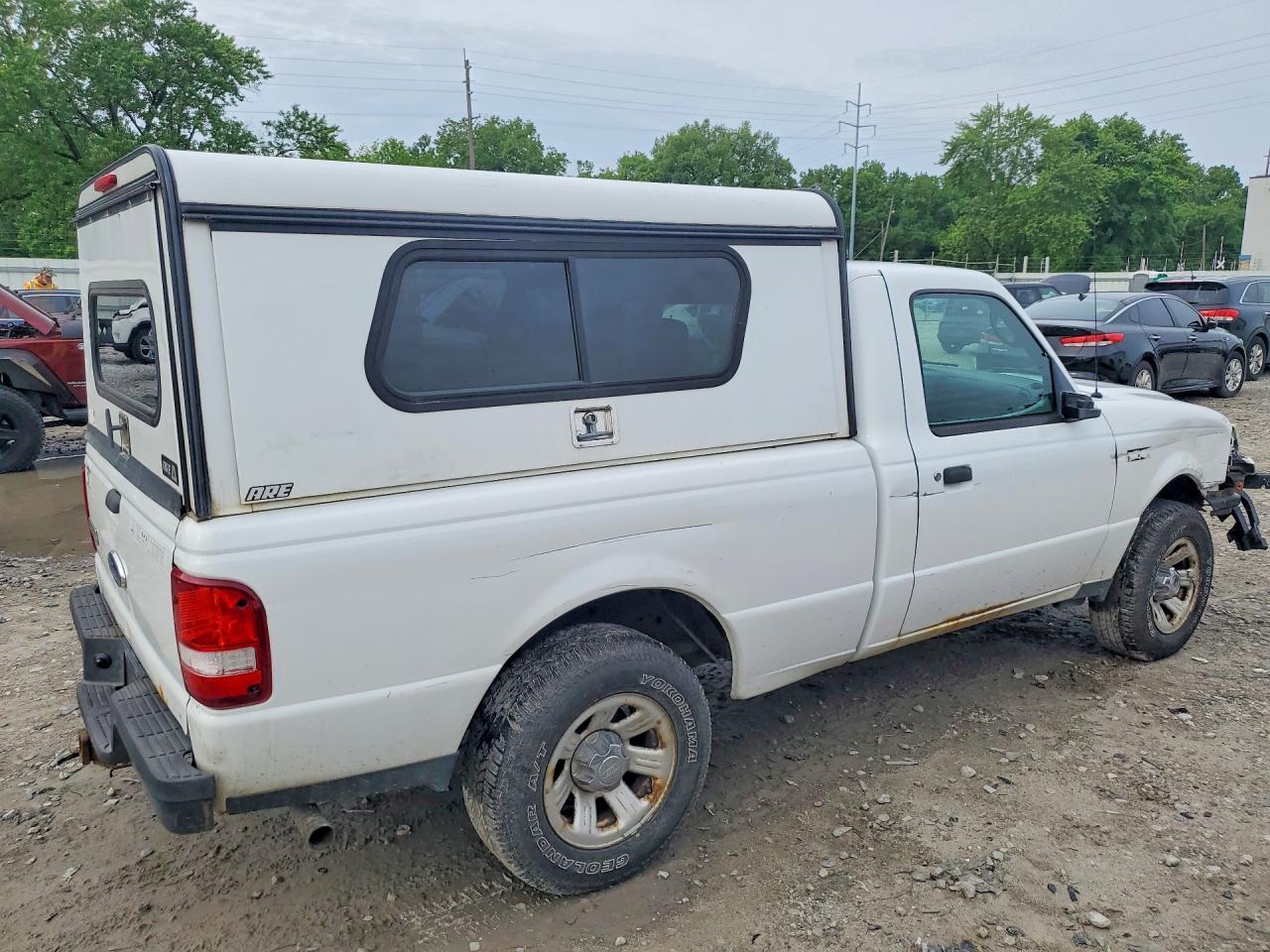 2011 Ford Ranger White vin: 1FTKR1AD9BPA55627