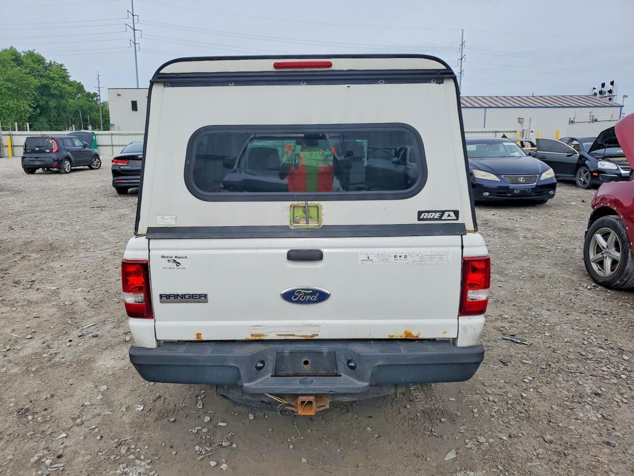 2011 Ford Ranger White vin: 1FTKR1AD9BPA55627