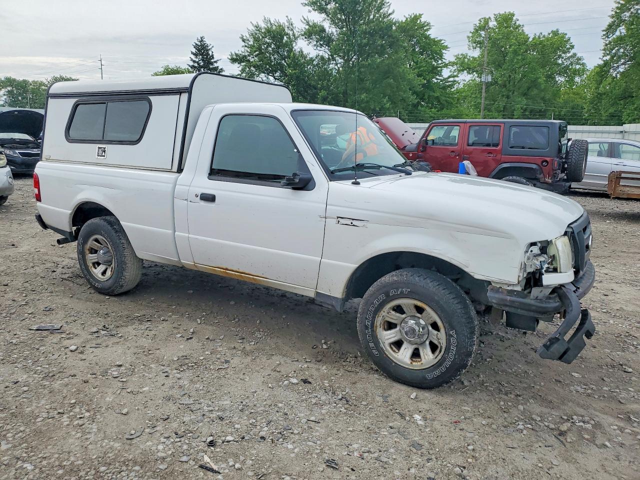 2011 Ford Ranger White vin: 1FTKR1AD9BPA55627