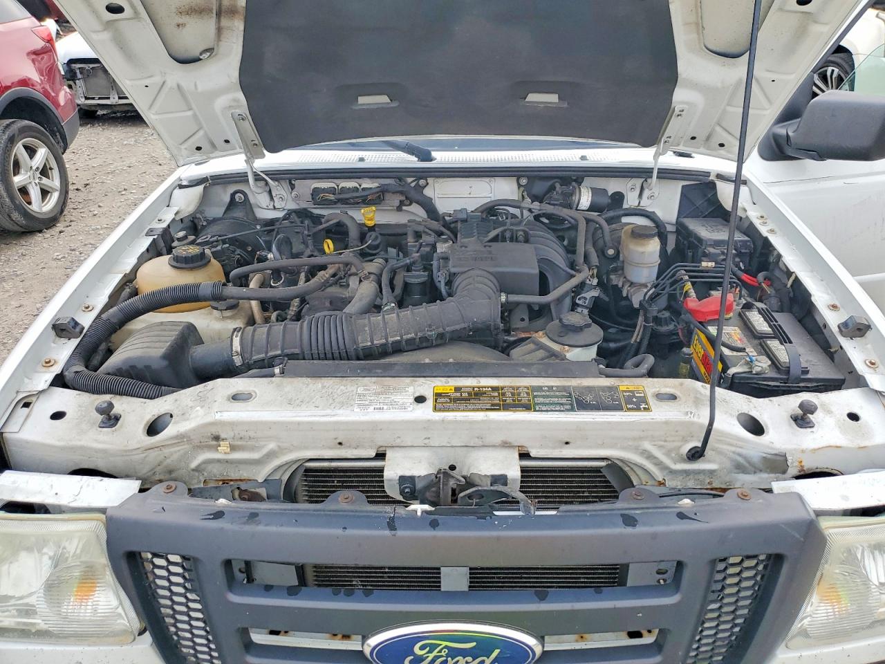 2011 Ford Ranger White vin: 1FTKR1AD9BPA55627