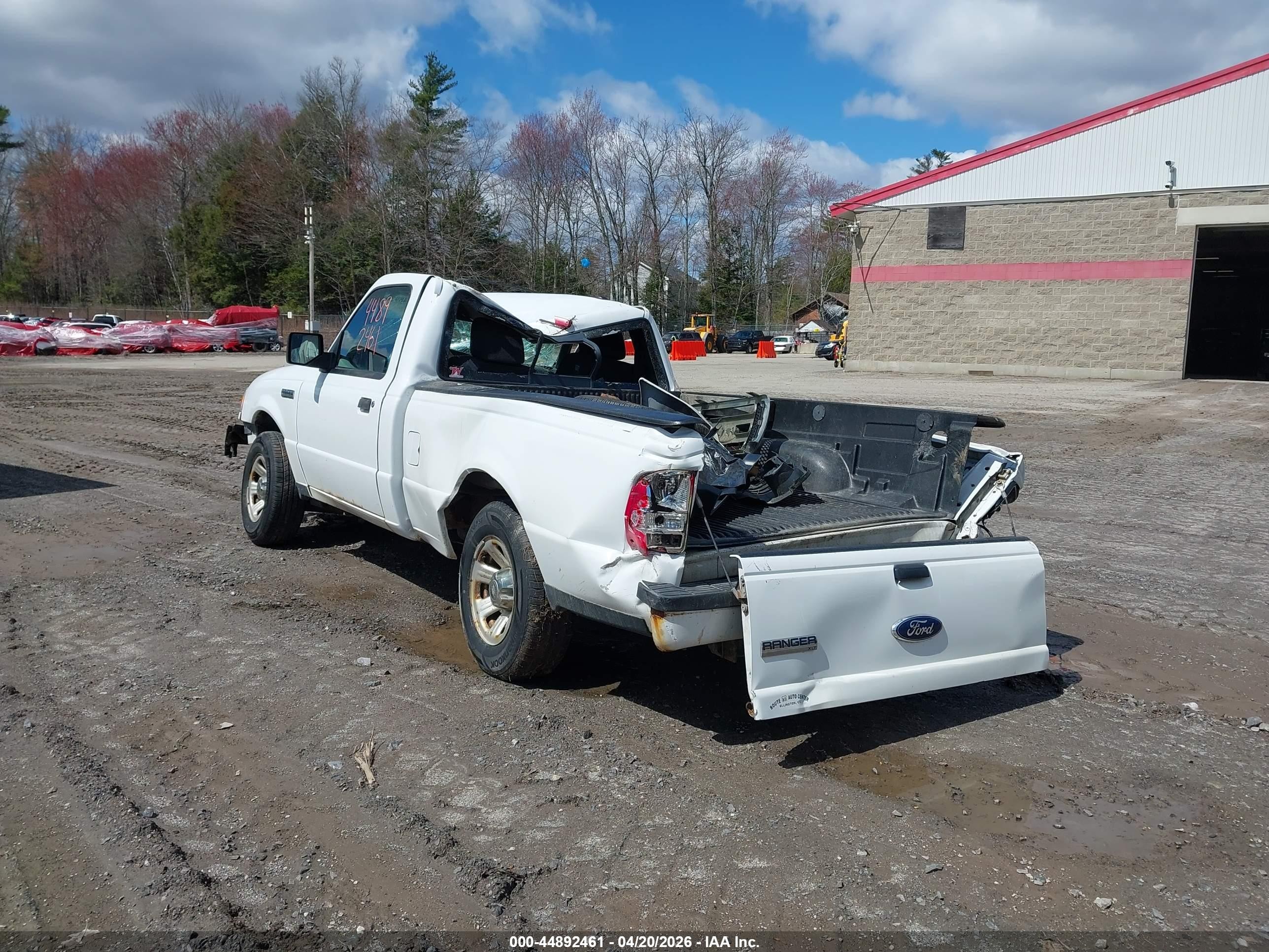2011 Ford Ranger Xlt White vin: 1FTKR1AD9BPA62738