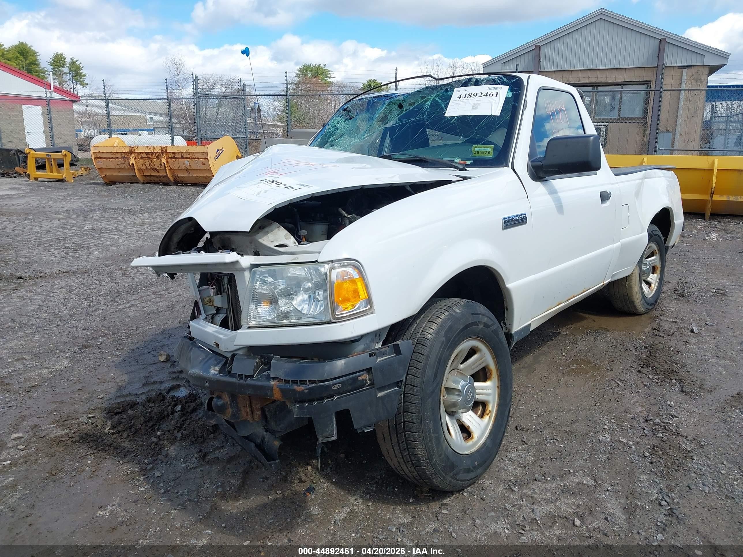 2011 Ford Ranger Xlt White vin: 1FTKR1AD9BPA62738