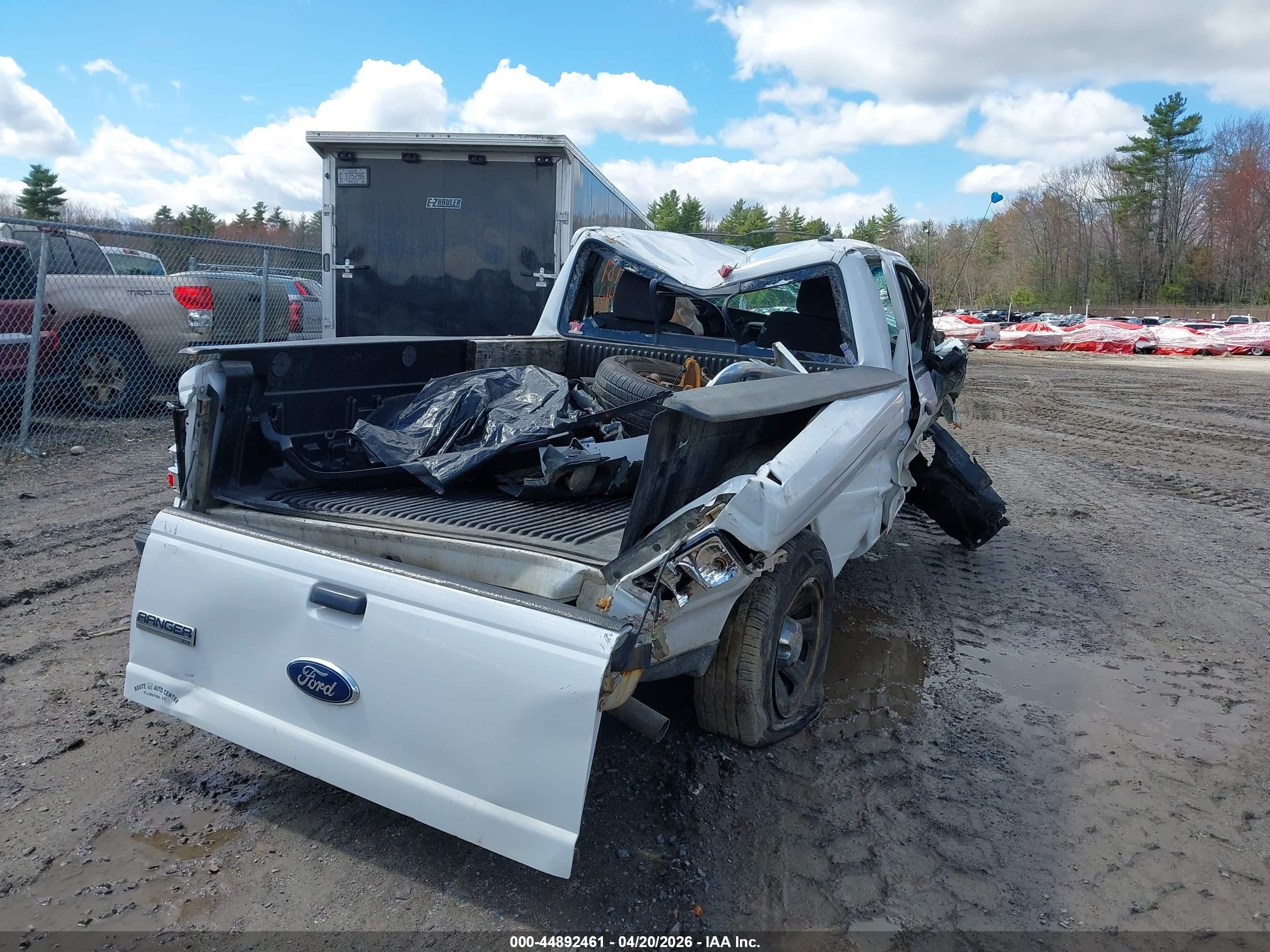 2011 Ford Ranger Xlt White vin: 1FTKR1AD9BPA62738