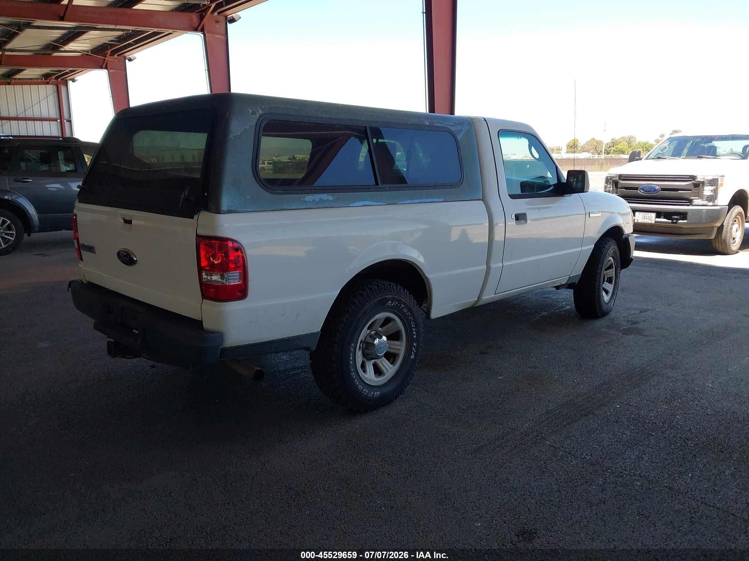 2011 Ford Ranger Xl/xlt Белый vin: 1FTKR1AD9BPA69690