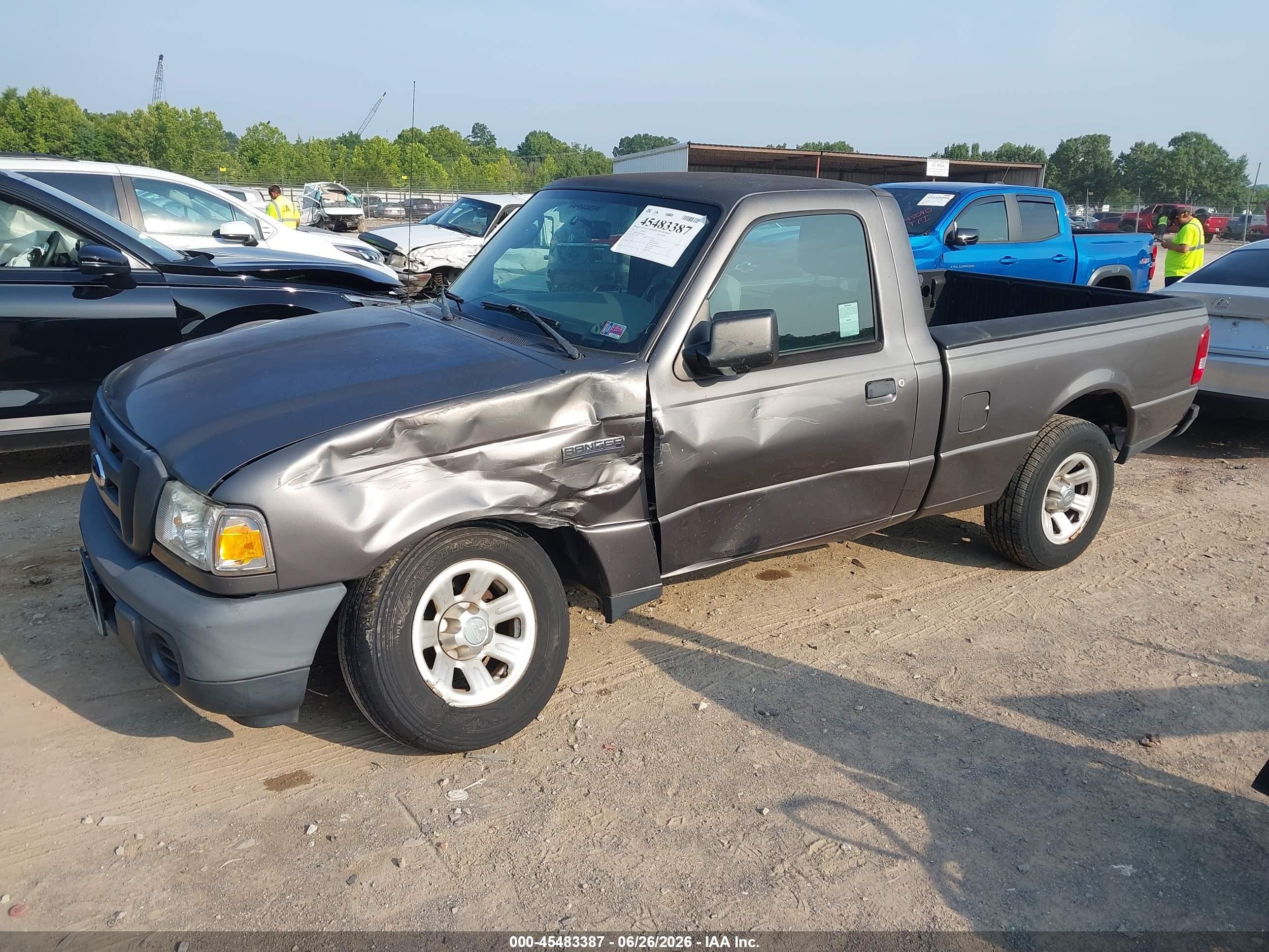2011 Ford Ranger Xl/xlt Gray vin: 1FTKR1AD9BPB02462
