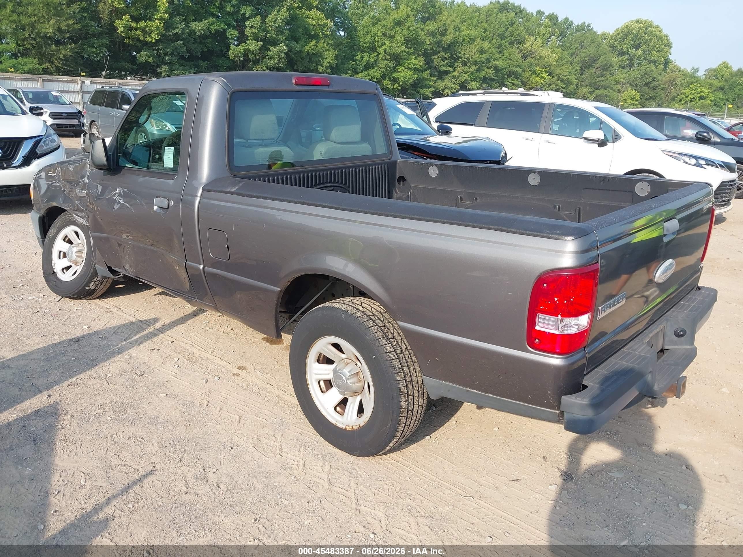 2011 Ford Ranger Xl/xlt Gray vin: 1FTKR1AD9BPB02462