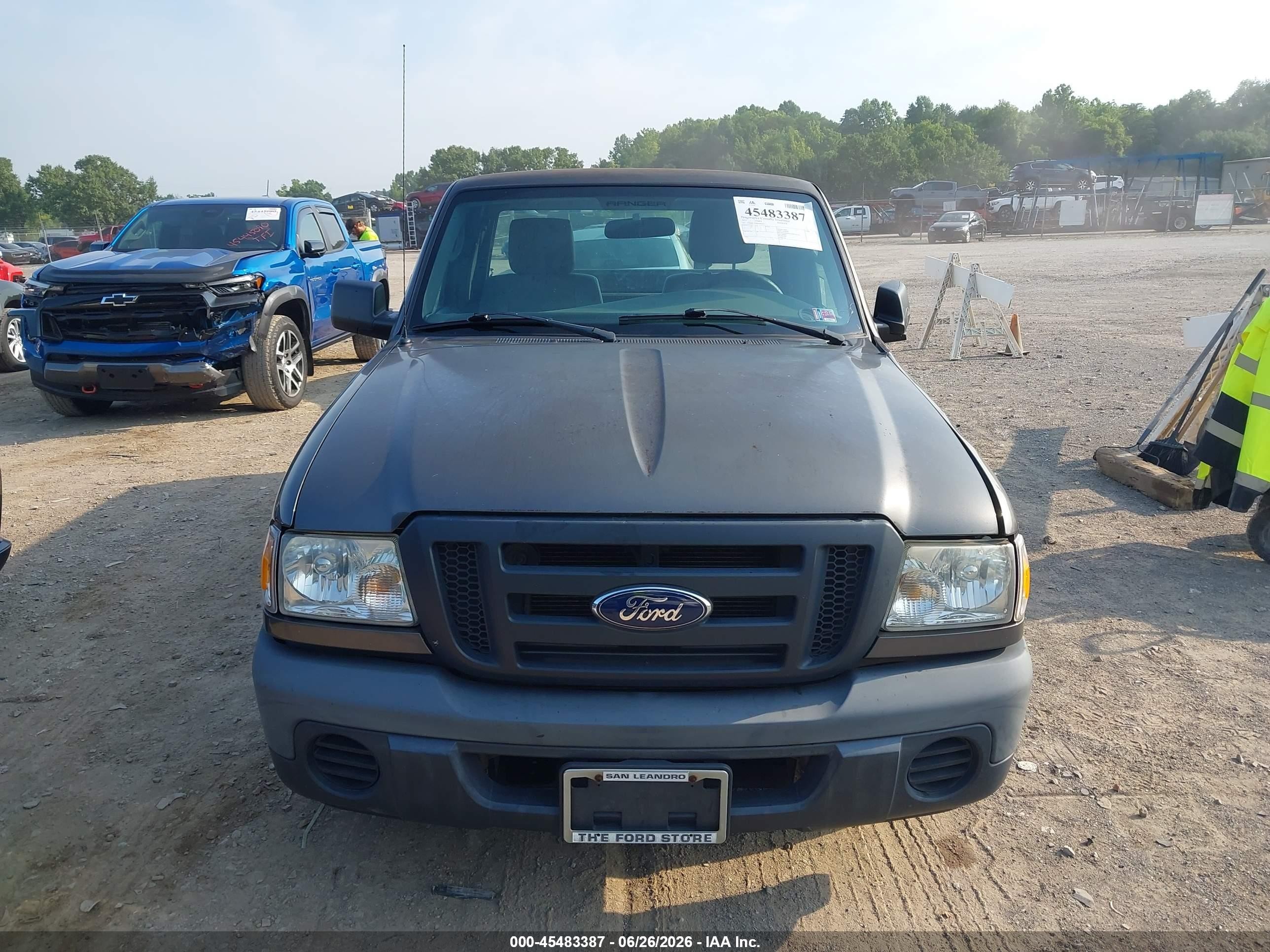 2011 Ford Ranger Xl/xlt Gray vin: 1FTKR1AD9BPB02462