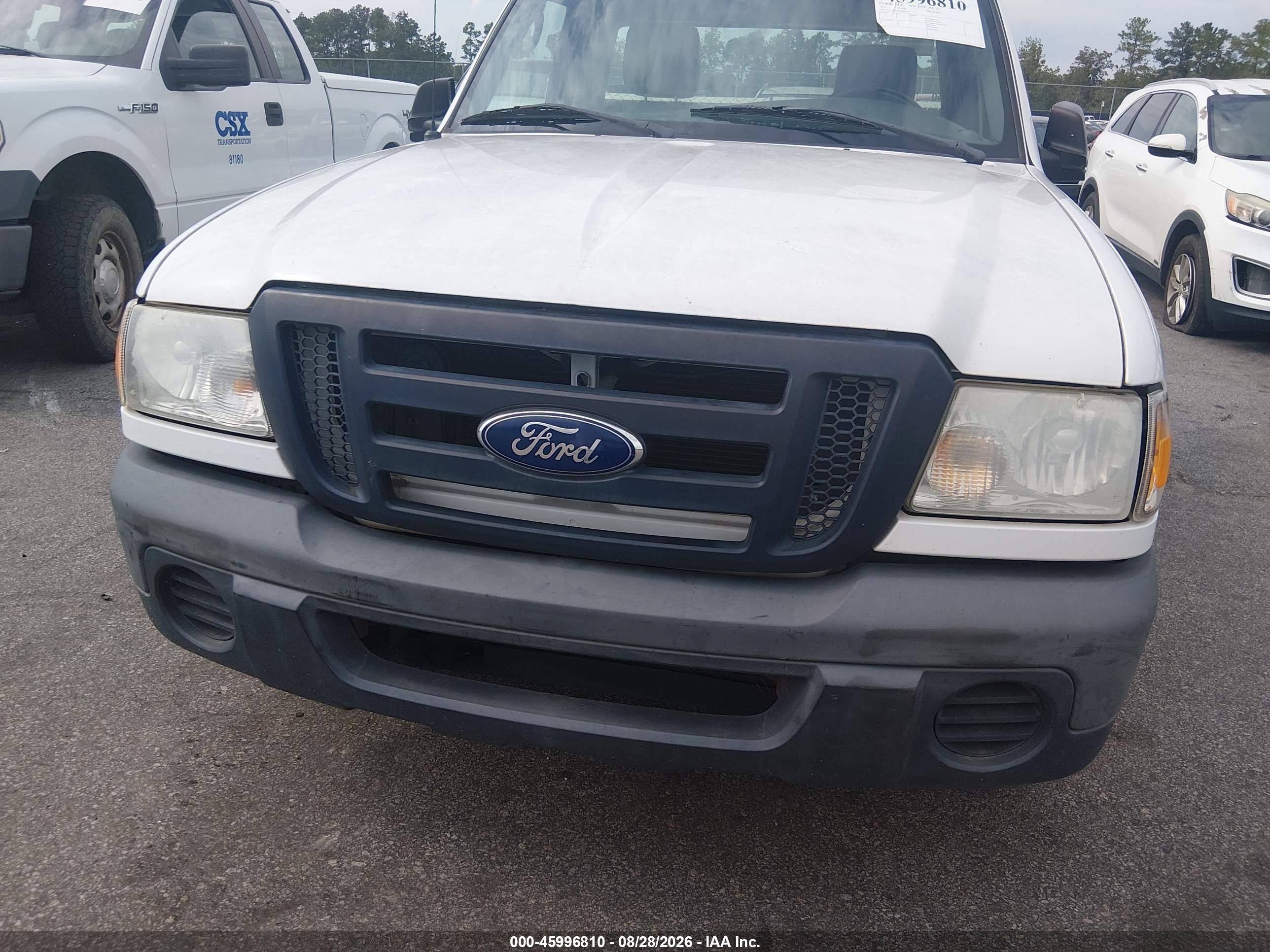 2011 Ford Ranger Xl White vin: 1FTKR1AD9BPB18564