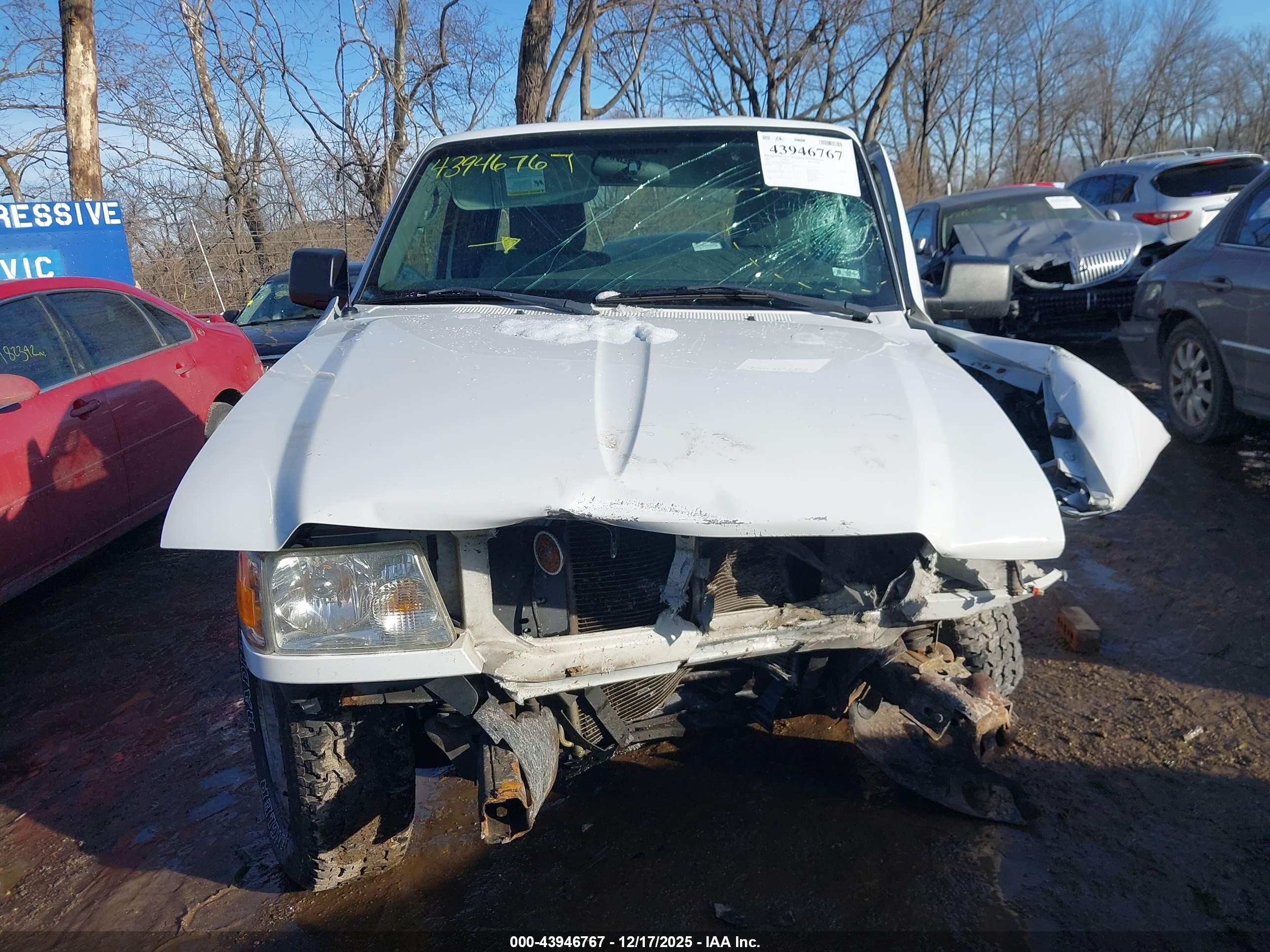 2011 Ford Ranger Xl White vin: 1FTKR1AD9BPB20279