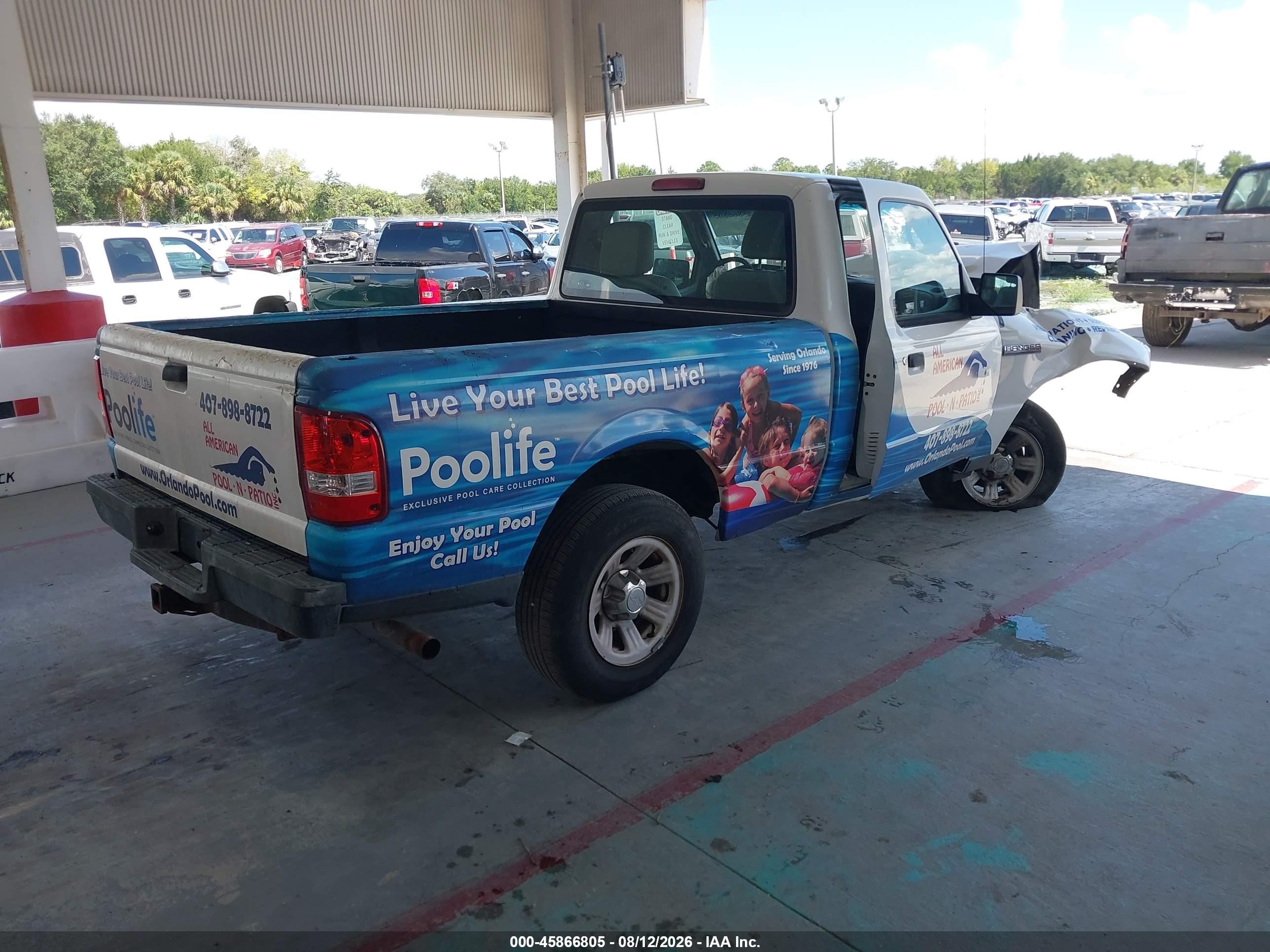 2010 Ford Ranger Xl/xlt White vin: 1FTKR1ADXAPA10520
