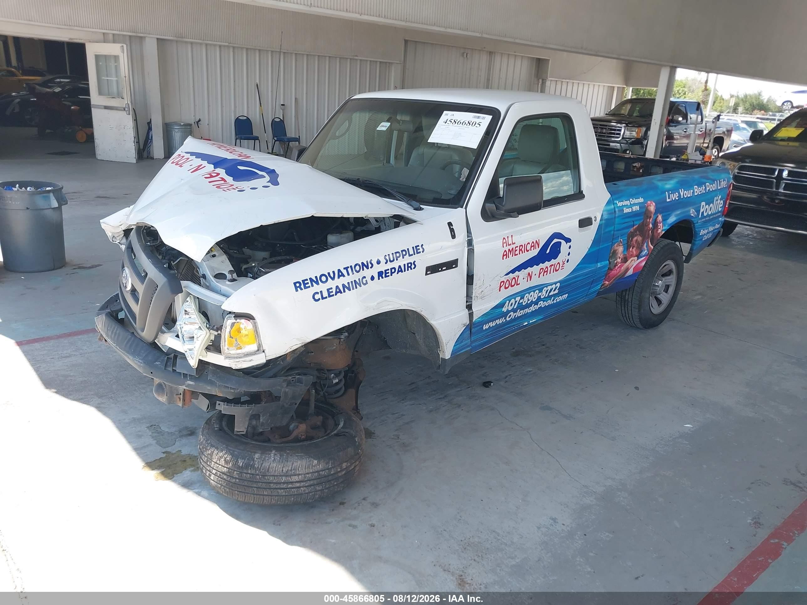 2010 Ford Ranger Xl/xlt White vin: 1FTKR1ADXAPA10520