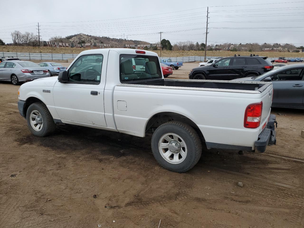 2010 Ford Ranger White vin: 1FTKR1ADXAPA11134