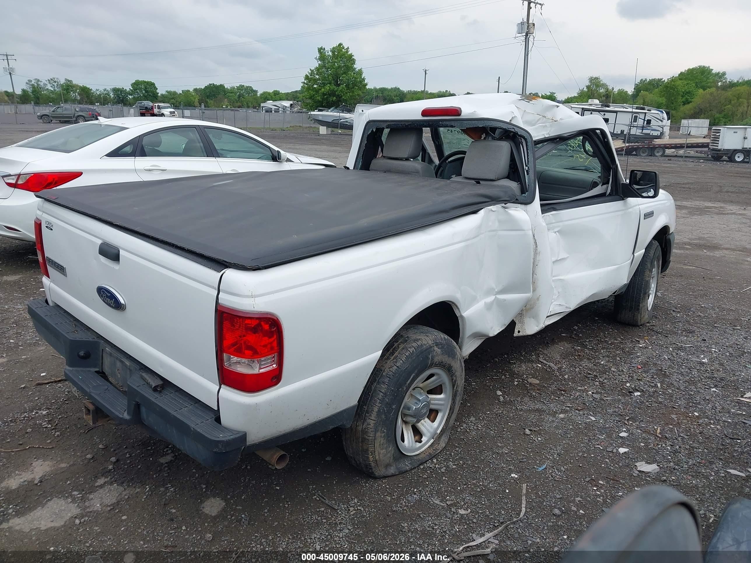 2010 Ford Ranger Xl/xlt Белый vin: 1FTKR1ADXAPA18584