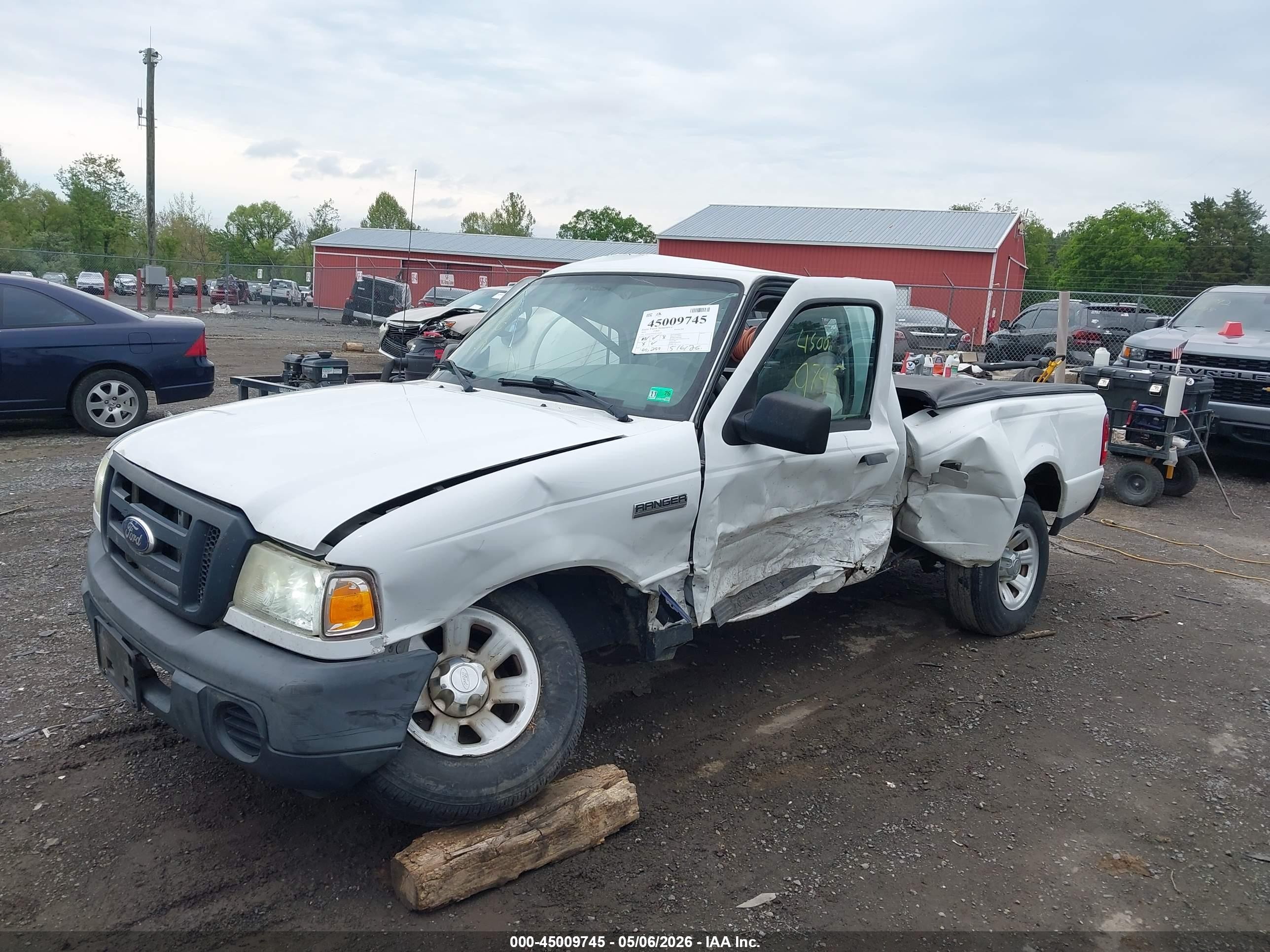 2010 Ford Ranger Xl/xlt Белый vin: 1FTKR1ADXAPA18584