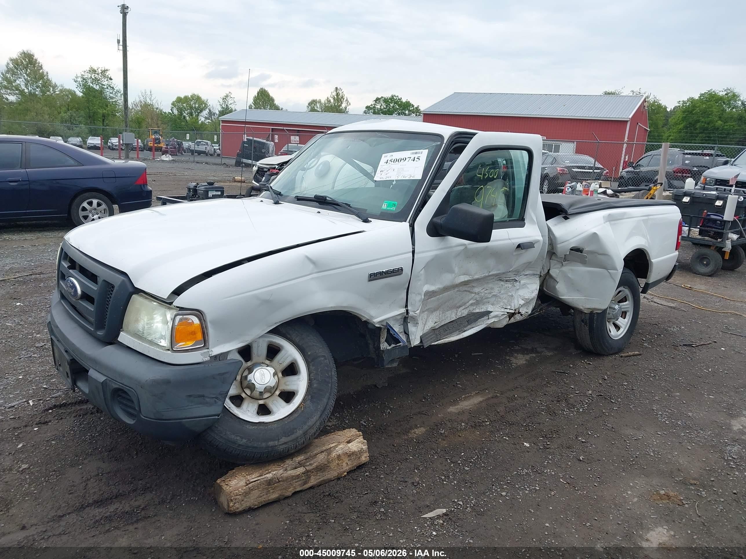 2010 Ford Ranger Xl/xlt Белый vin: 1FTKR1ADXAPA18584