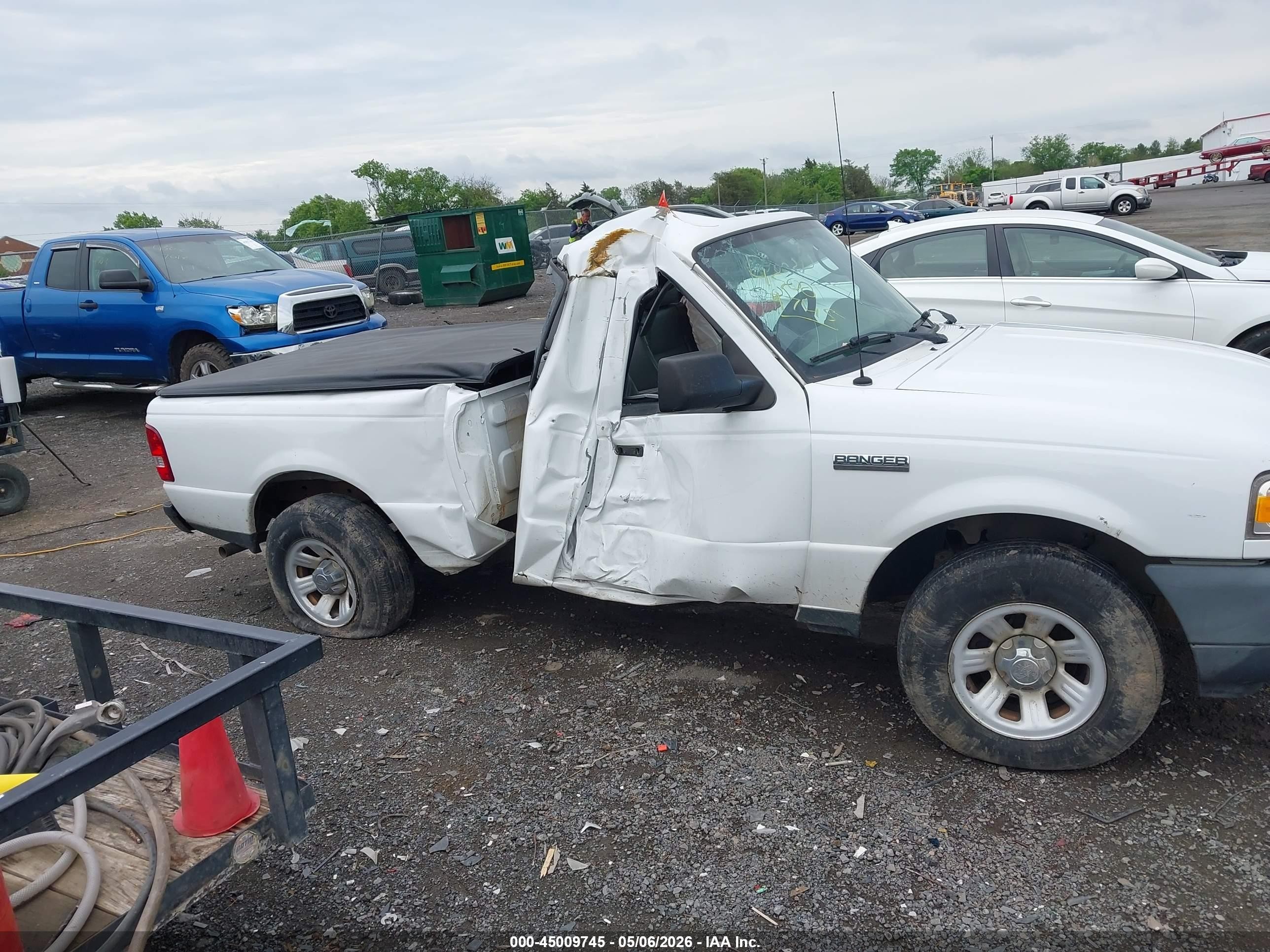 2010 Ford Ranger Xl/xlt Белый vin: 1FTKR1ADXAPA18584