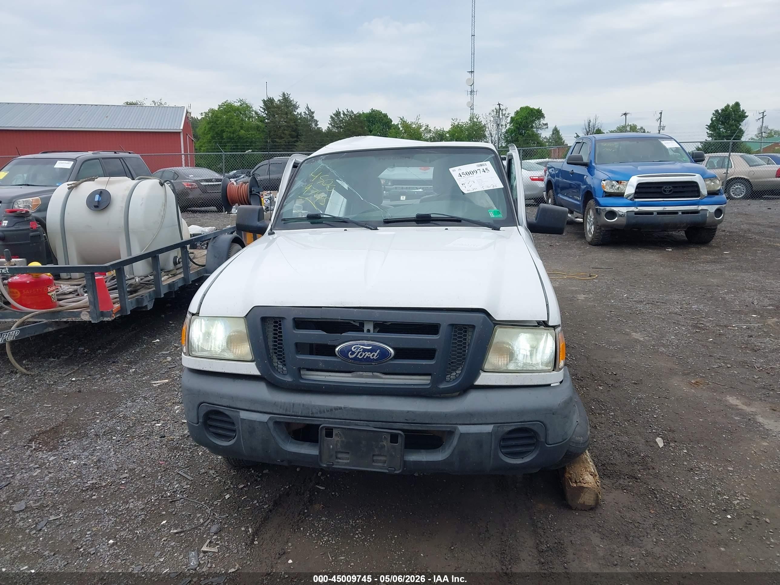 2010 Ford Ranger Xl/xlt Белый vin: 1FTKR1ADXAPA18584