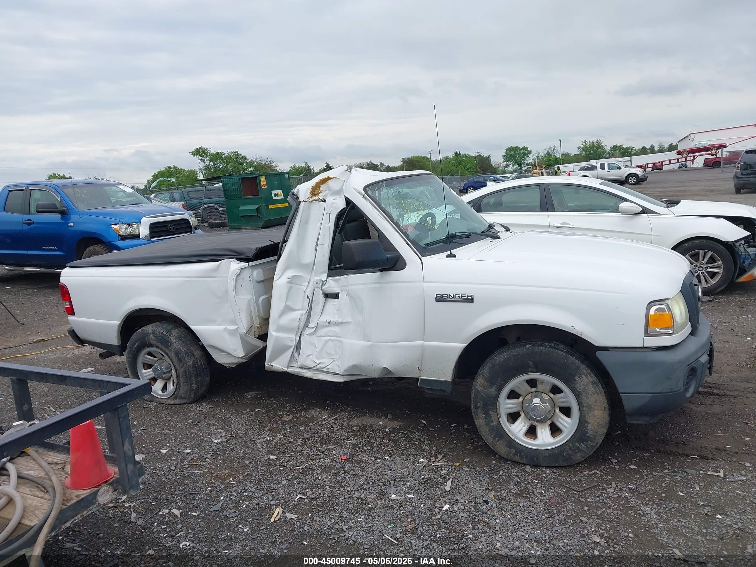 2010 Ford Ranger Xl/xlt Белый vin: 1FTKR1ADXAPA18584
