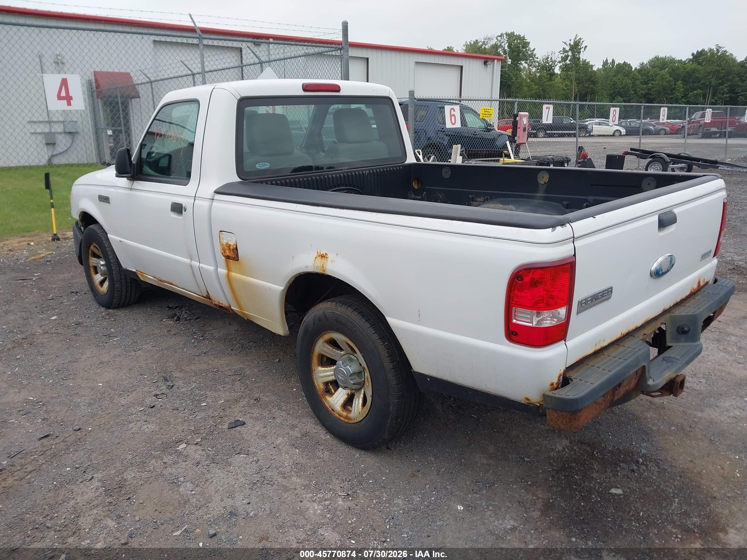 2010 Ford Ranger Xl/xlt White vin: 1FTKR1ADXAPA54839
