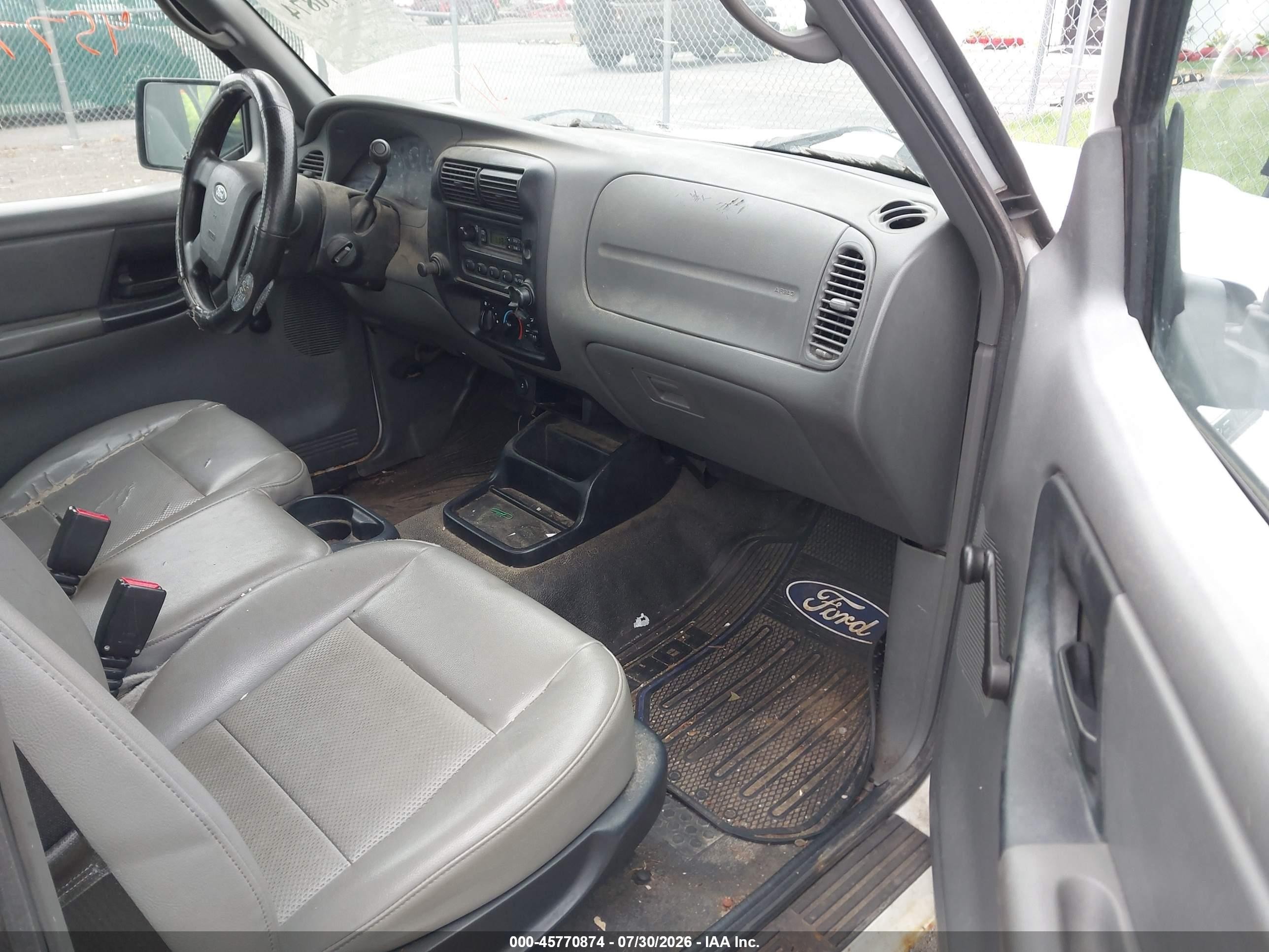 2010 Ford Ranger Xl/xlt White vin: 1FTKR1ADXAPA54839