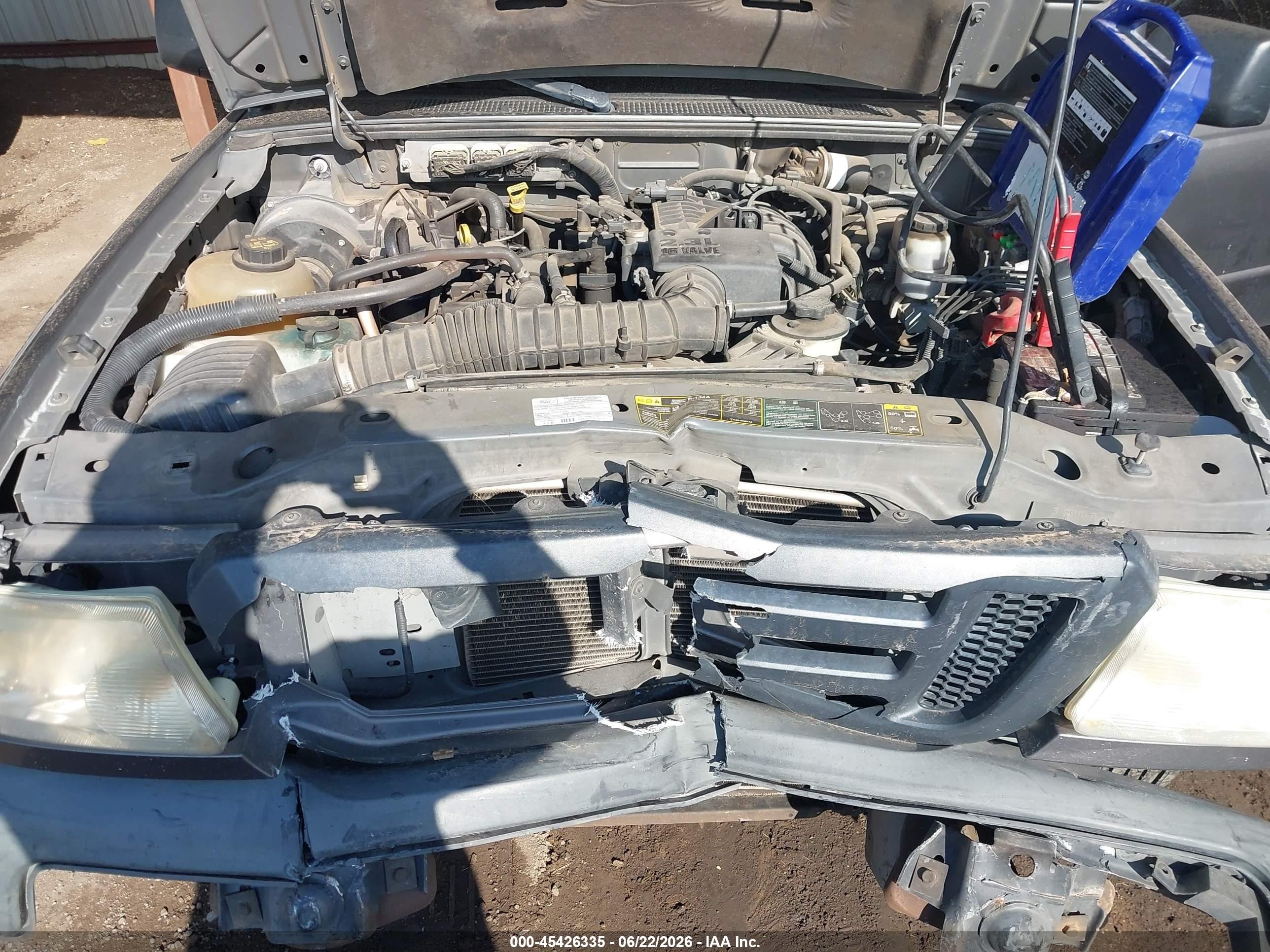 2010 Ford Ranger Xl/xlt Gray vin: 1FTKR1ADXAPA59989
