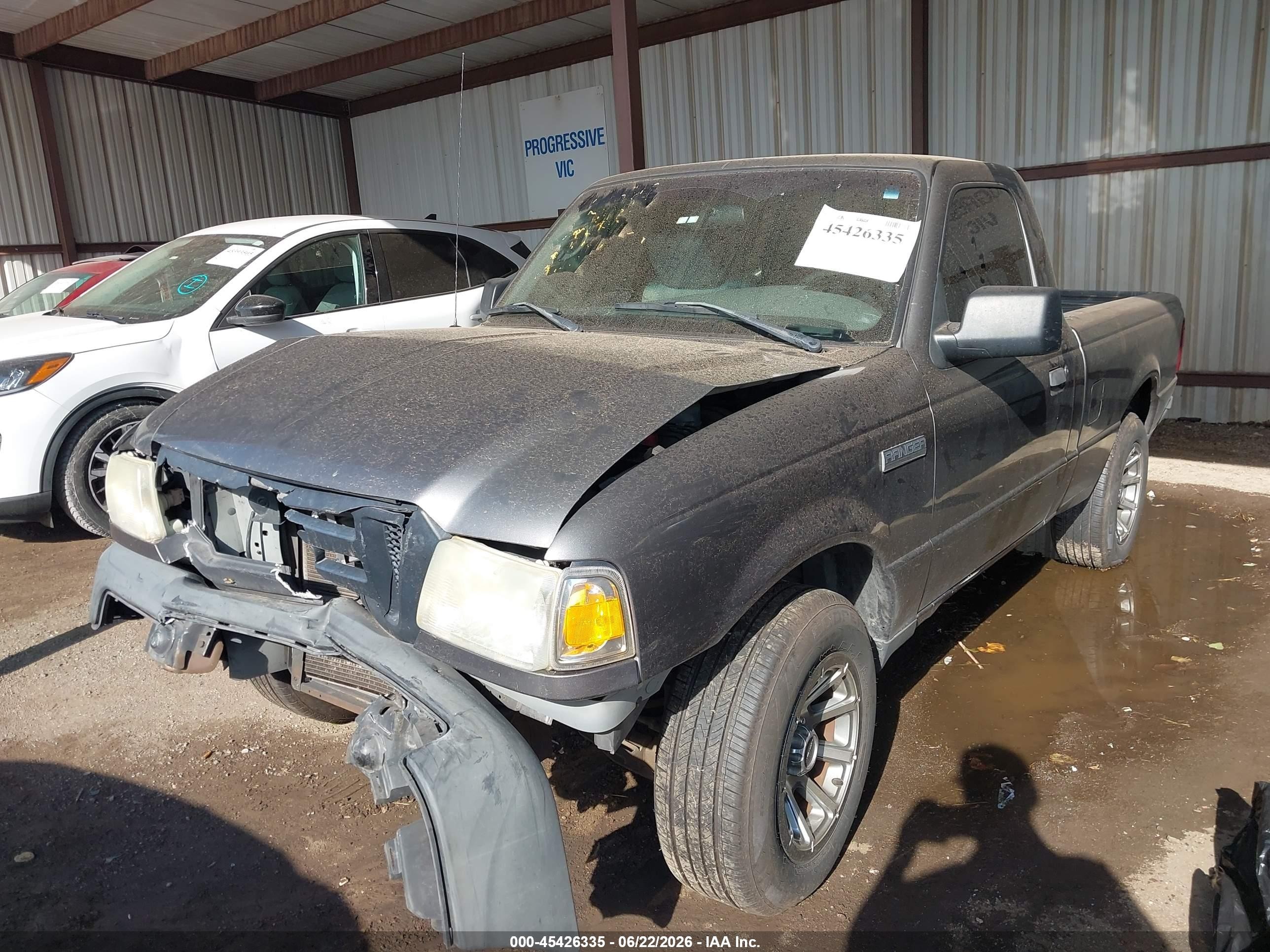 2010 Ford Ranger Xl/xlt Gray vin: 1FTKR1ADXAPA59989
