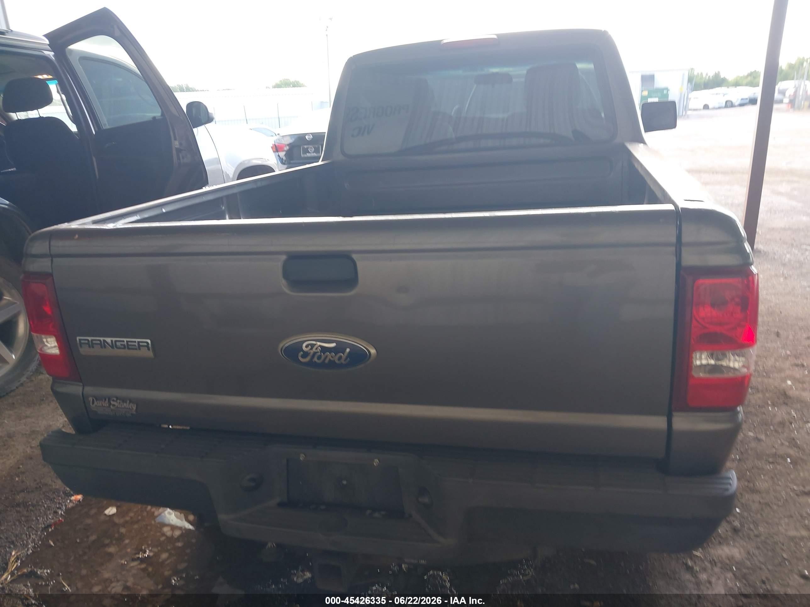 2010 Ford Ranger Xl/xlt Gray vin: 1FTKR1ADXAPA59989