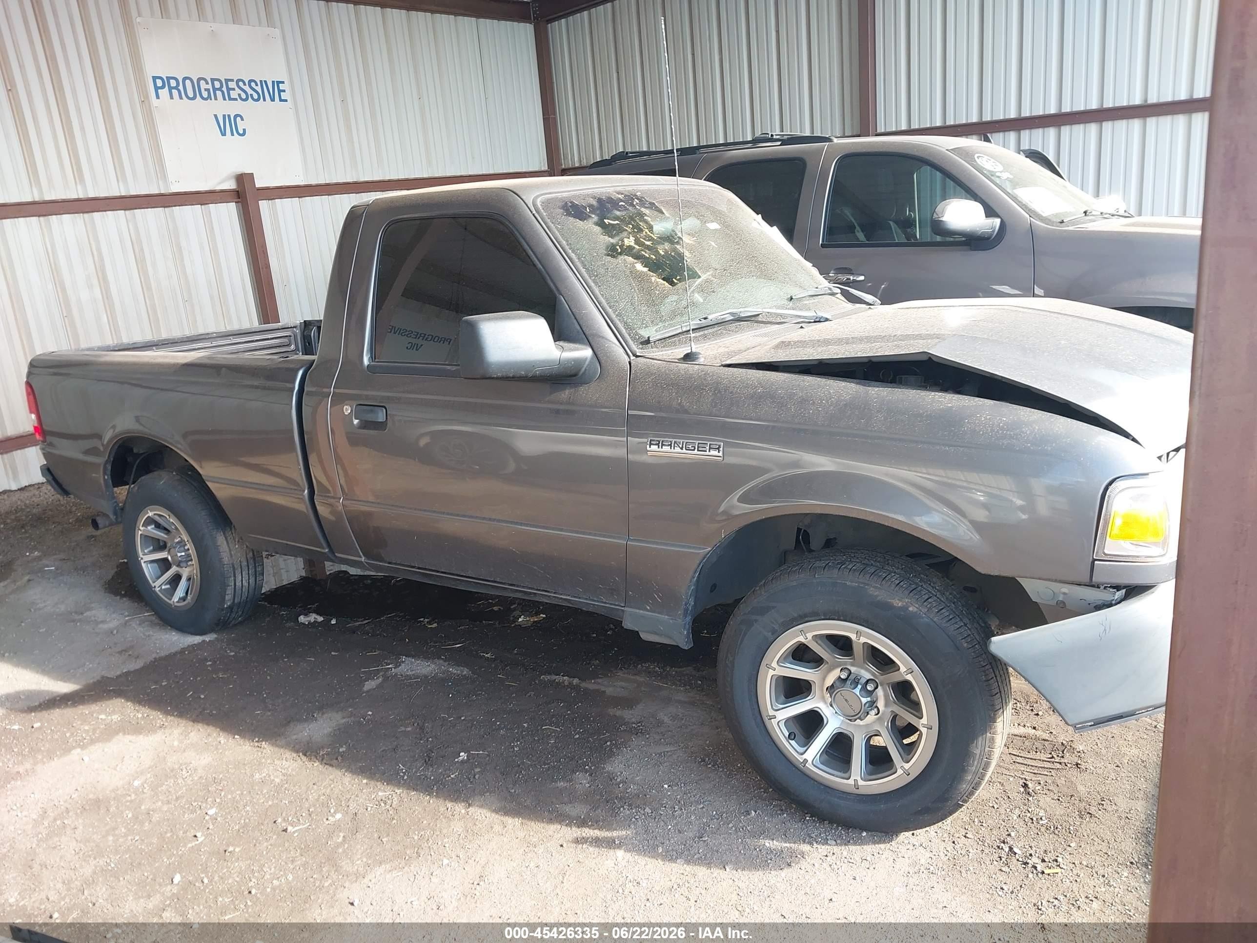 2010 Ford Ranger Xl/xlt Gray vin: 1FTKR1ADXAPA59989
