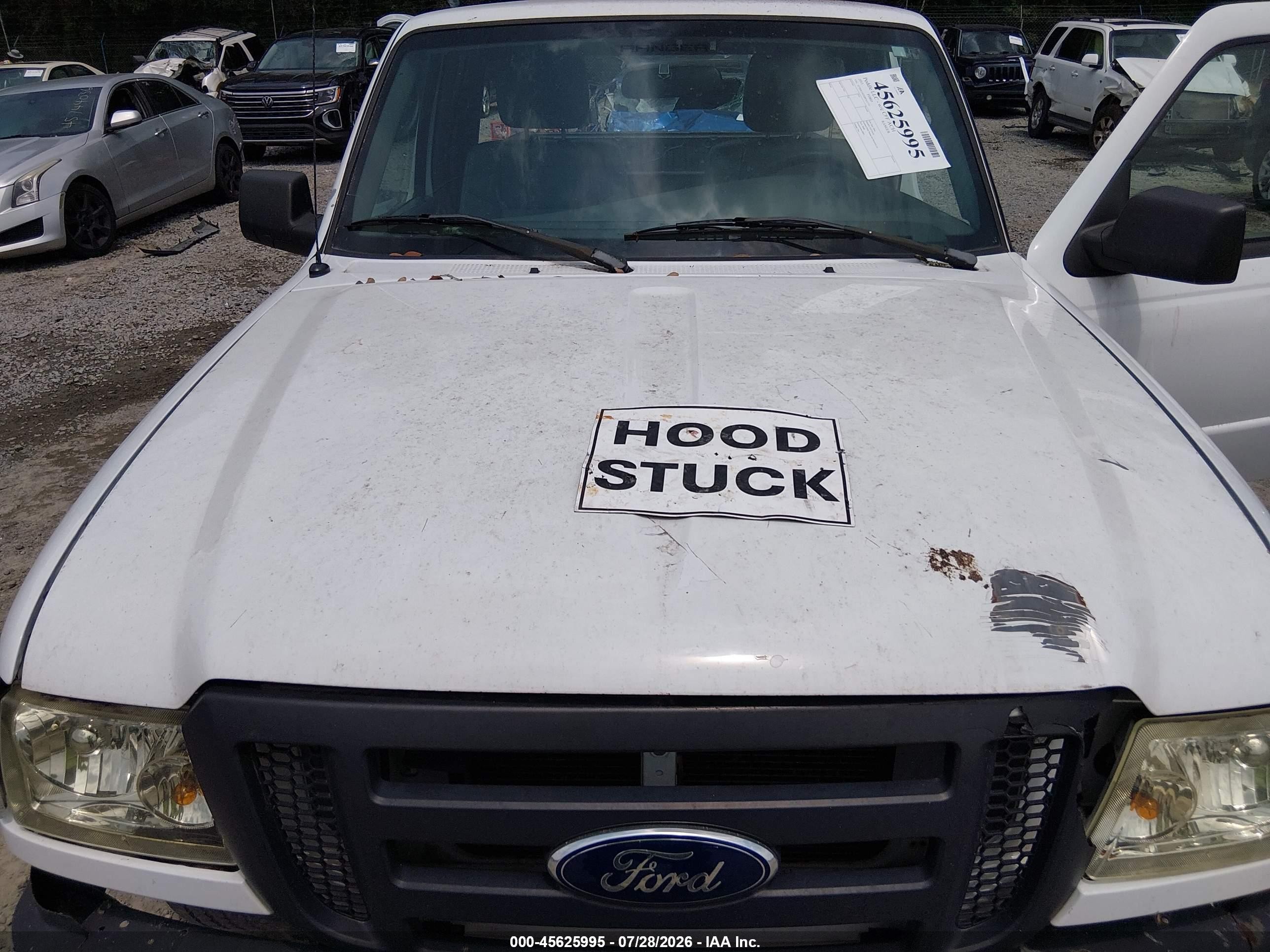 2011 Ford Ranger Xl White vin: 1FTKR1ADXBPA25715