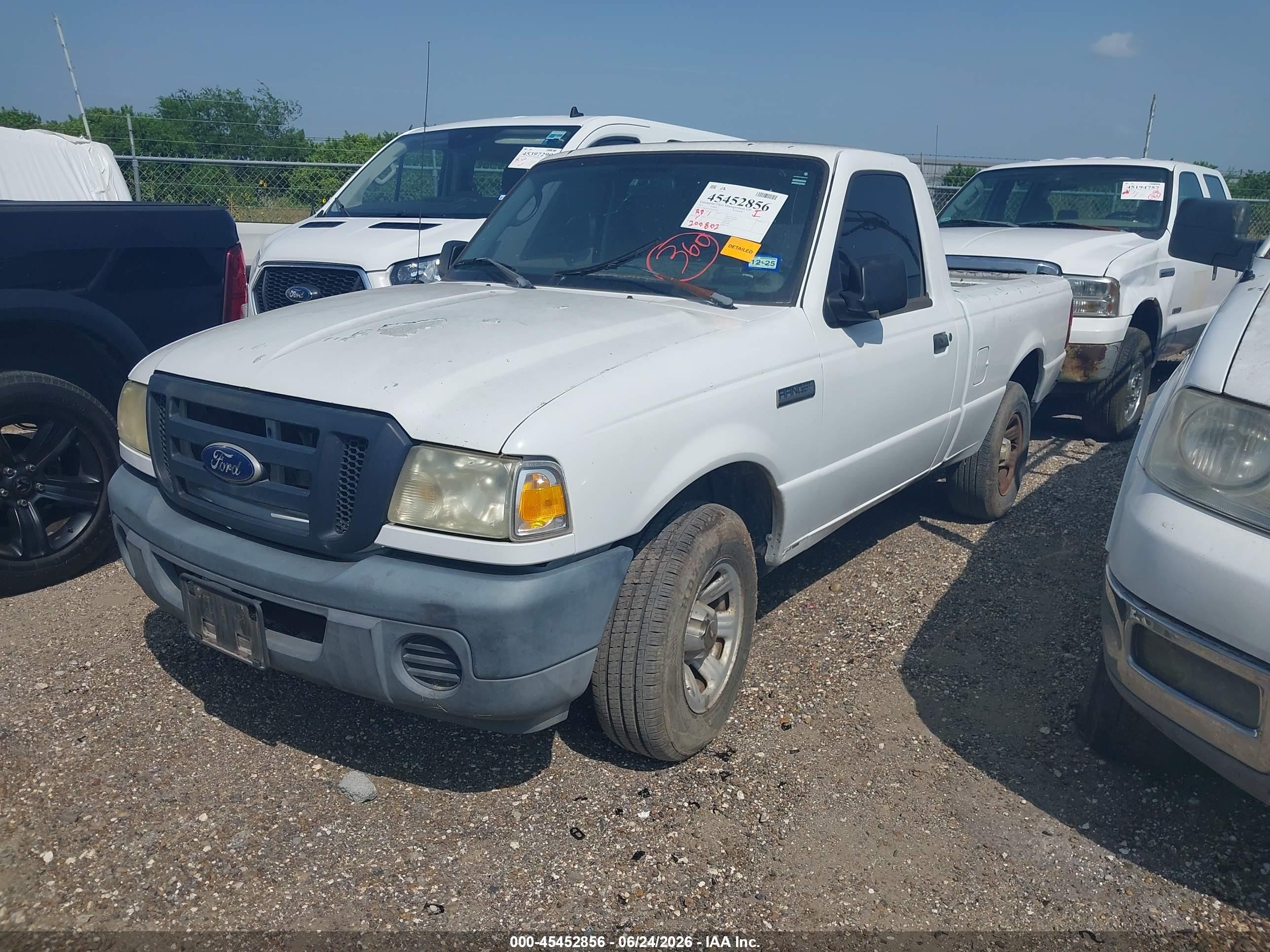 2011 Ford Ranger Xl/xlt White vin: 1FTKR1ADXBPA39405