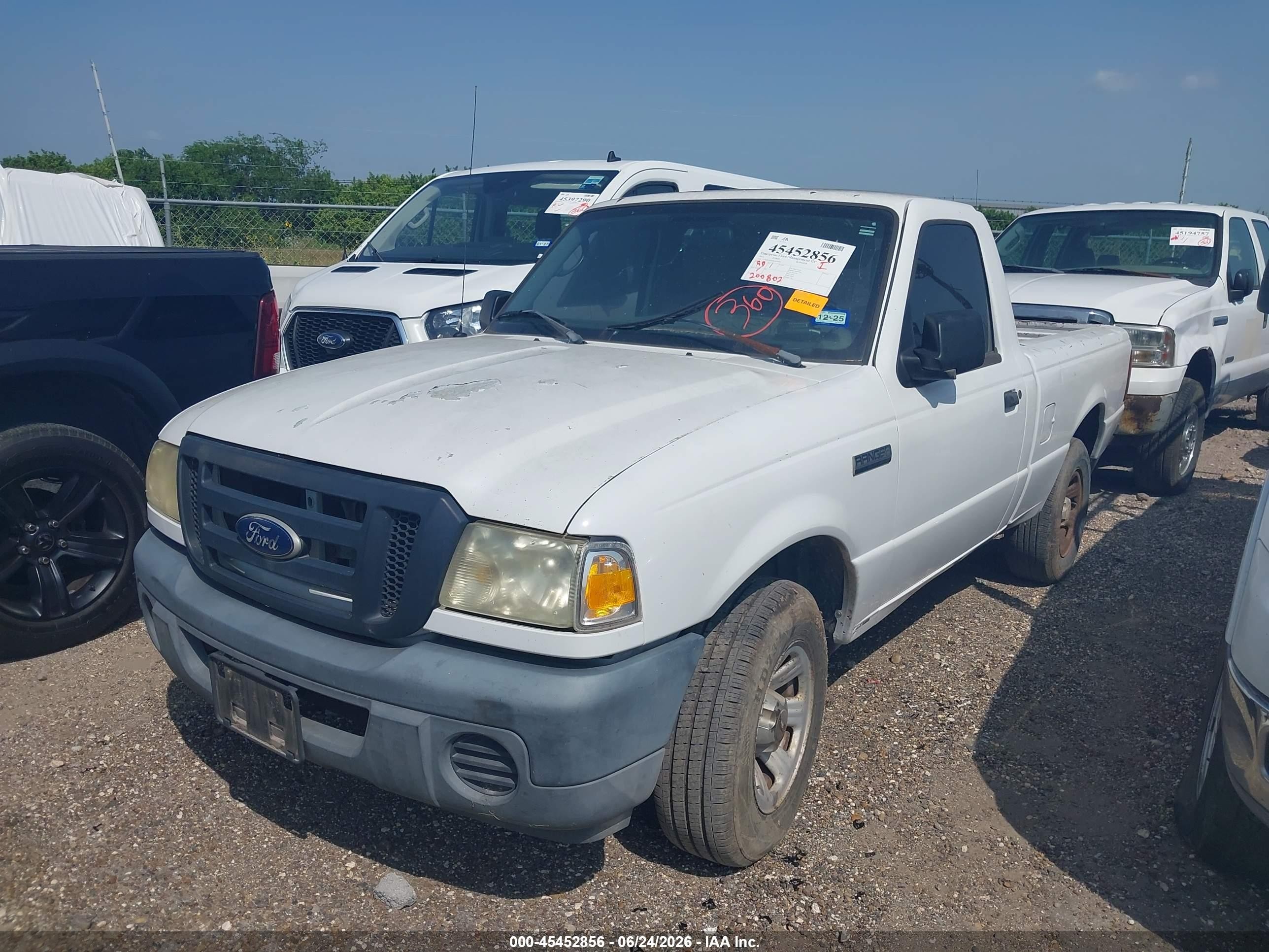 2011 Ford Ranger Xl/xlt White vin: 1FTKR1ADXBPA39405