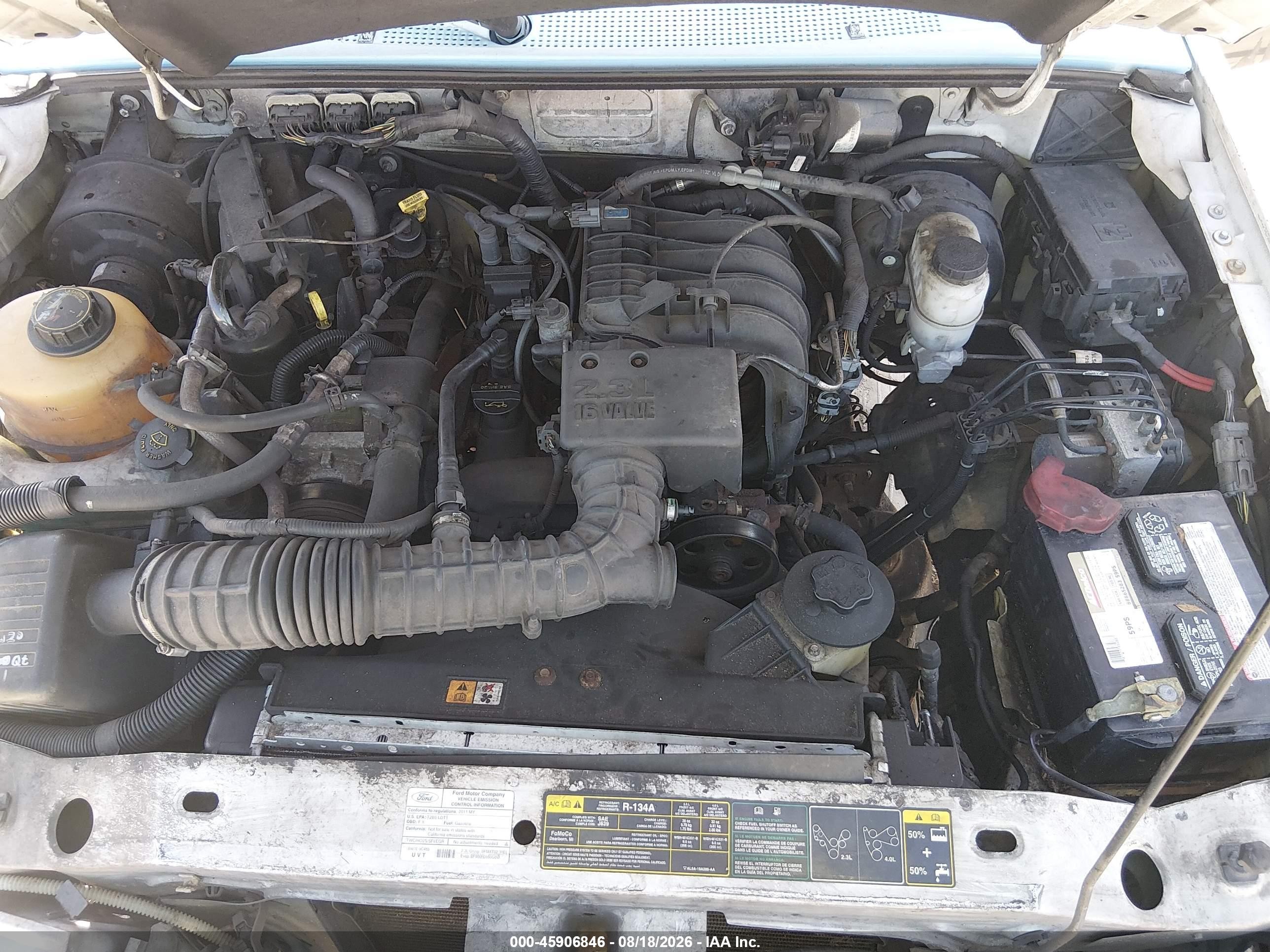 2011 Ford Ranger Xl White vin: 1FTKR1ADXBPA64370