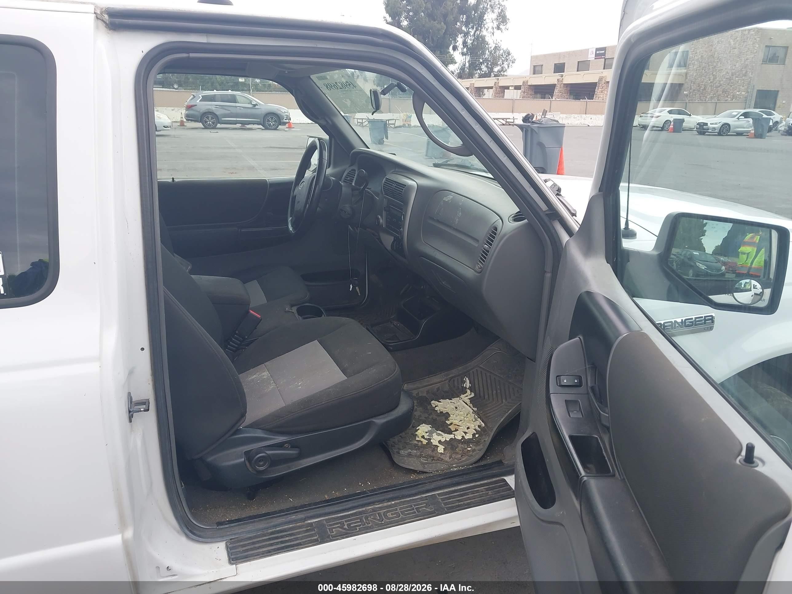 2010 Ford Ranger Xlt White vin: 1FTKR1ED0APA31953