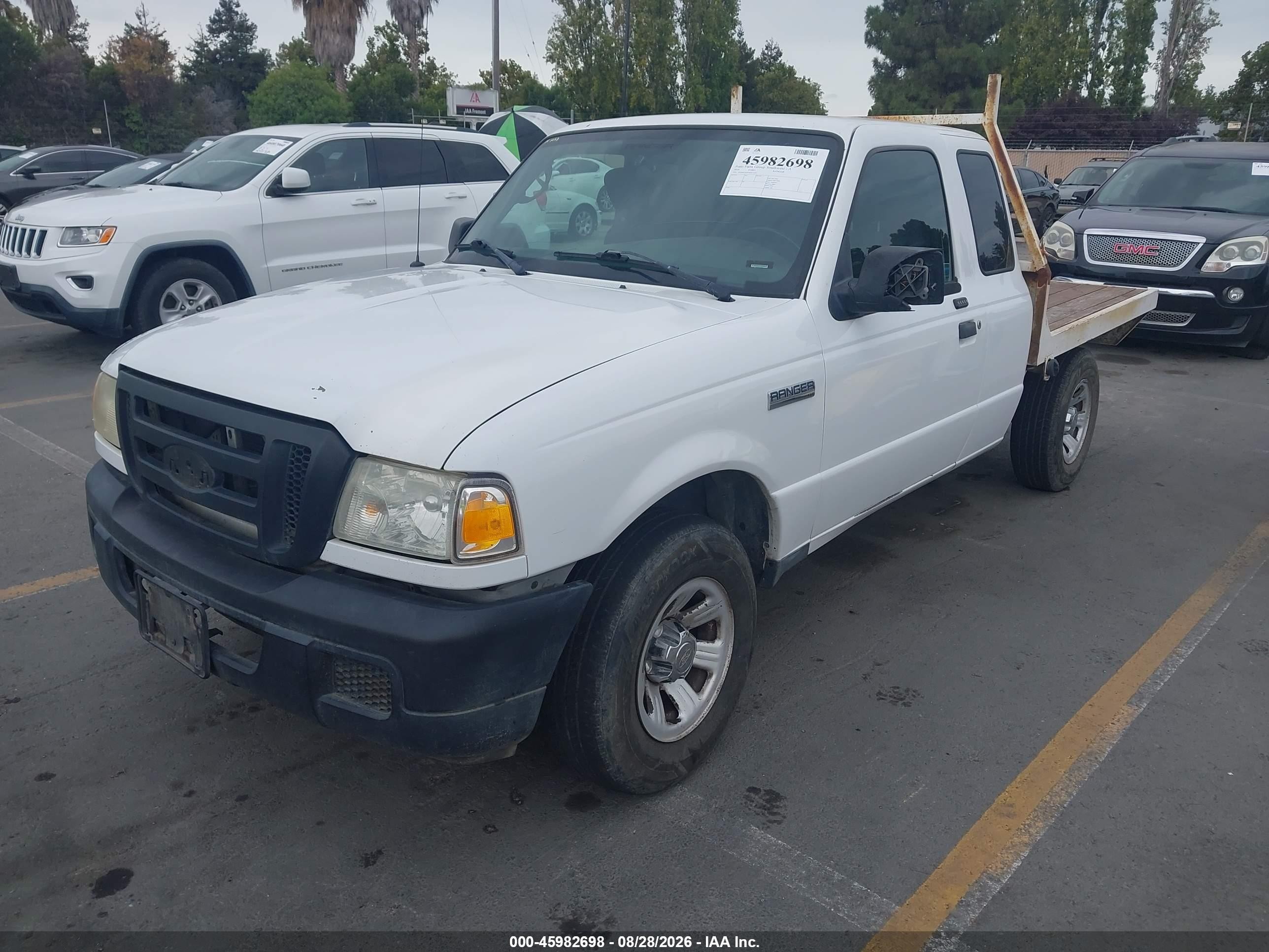 2010 Ford Ranger Xlt White vin: 1FTKR1ED0APA31953