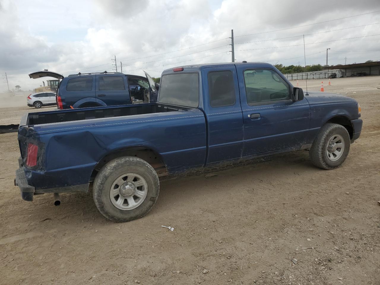 2010 Ford Ranger Super Cab Blue vin: 1FTKR1ED0APA42662