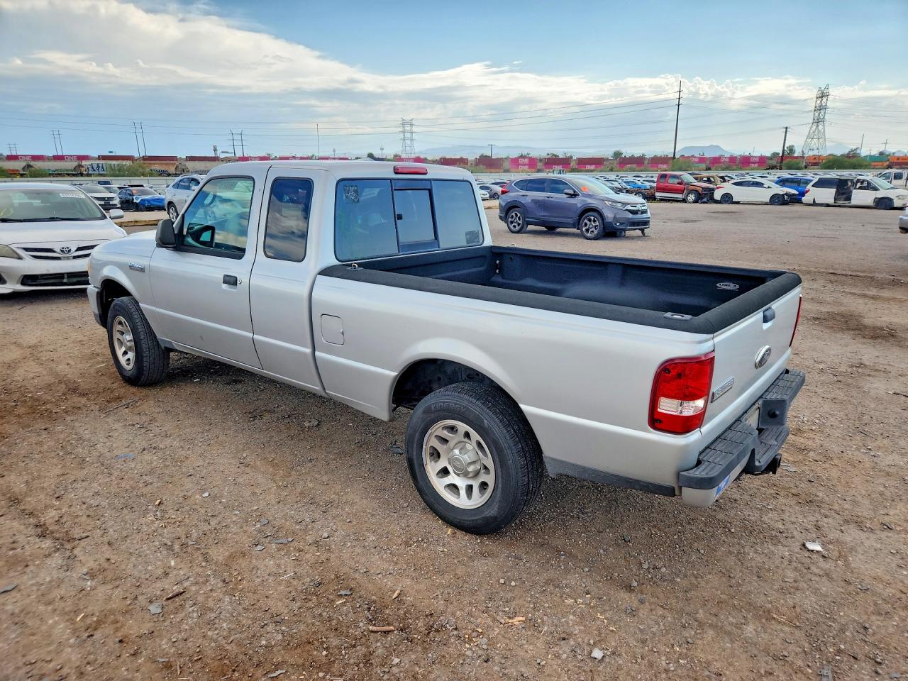 2010 Ford Ranger Super Cab Silver vin: 1FTKR1ED0APA73846